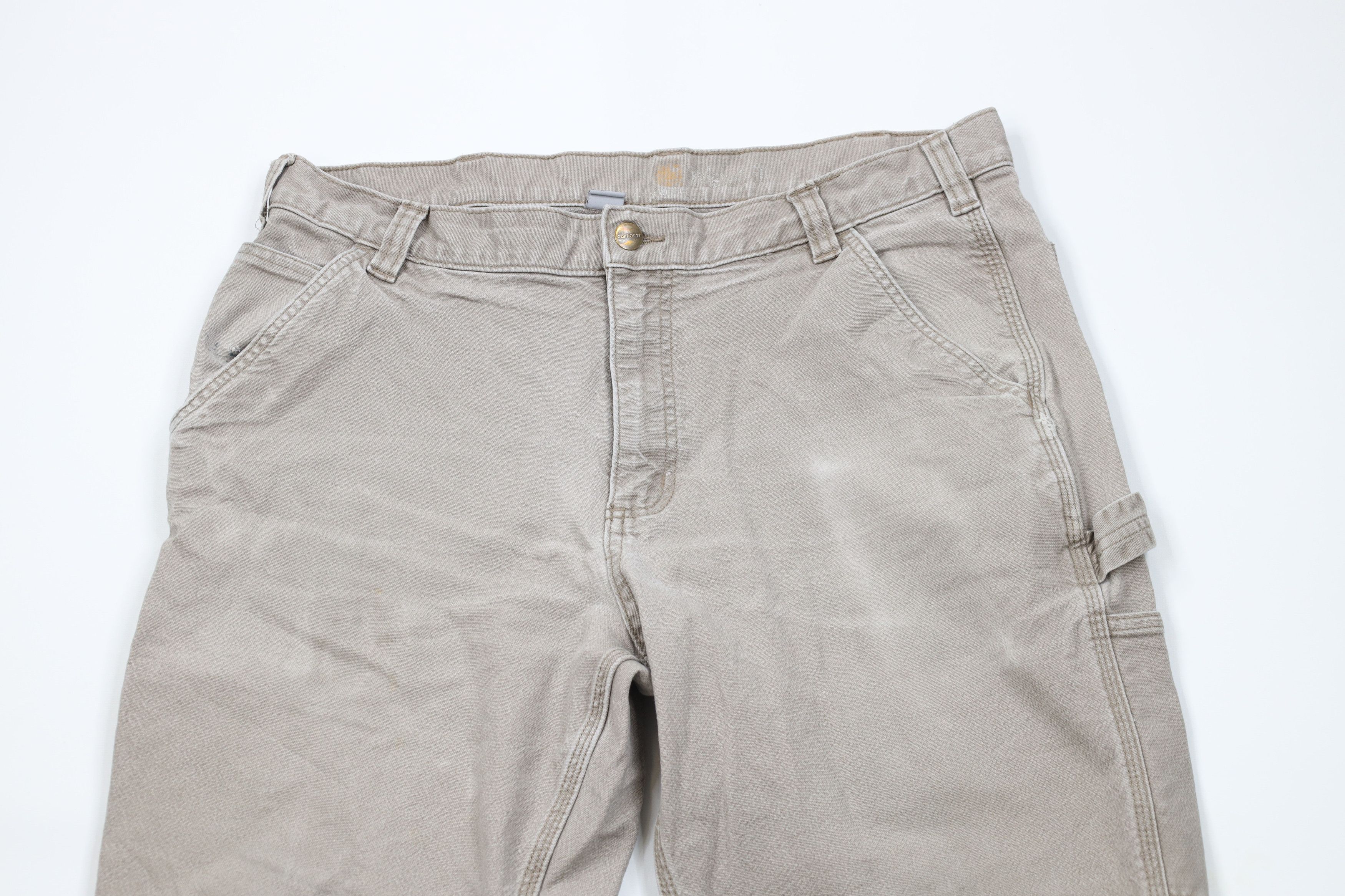 Carhartt × Vintage Vintage Y2K Carhartt Fit Stretch Wide Leg Canvas Pants Size US 36 / EU 52 - 2 Thumbnail