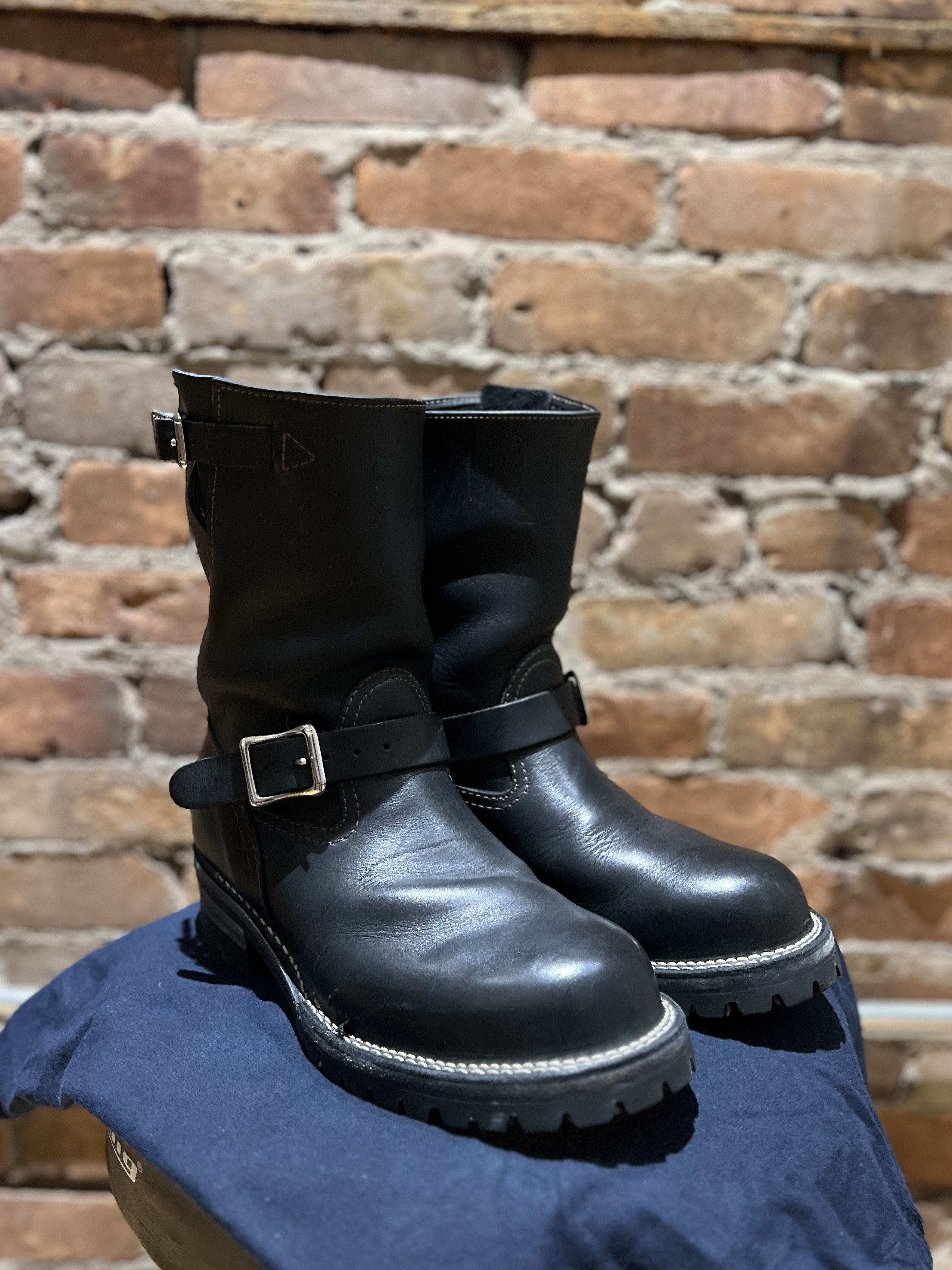 Wesco BOSS 7700100 Engineer Boots Black