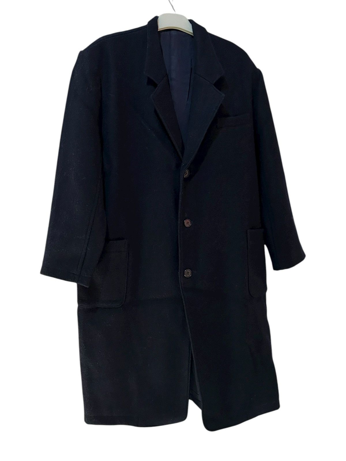 Yohji Yamamoto Y's Yohji Yamamoto Wool Long Coat - dmc Size US L / EU 52-54 / 3 - 6 Thumbnail
