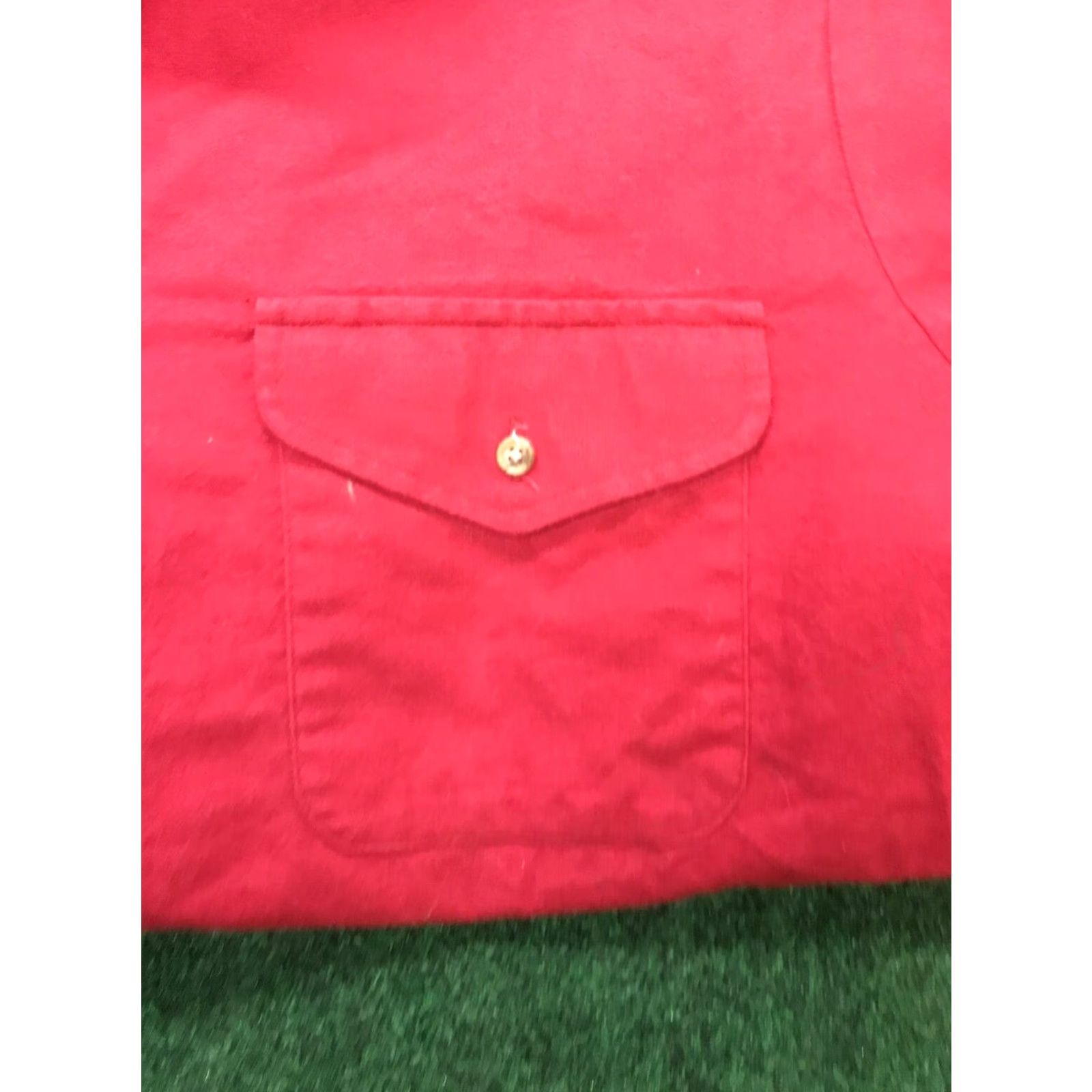 Vintage VINTAGE Backpacker Trucker Shirt 90s Red Magenta Flannel Chamois Mens XL Batwing Pocket Button-Down Red/ Magenta 90s Trucker Mens XL Size US L / EU 52-54 / 3 - 4 Thumbnail