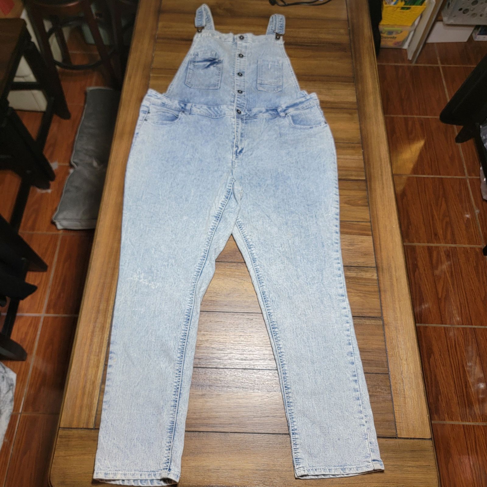 Other Highway Jeans Ladies Overalls w/ Full Button Front - Size 22 Size 42" / US 20 - 1 Thumbnail
