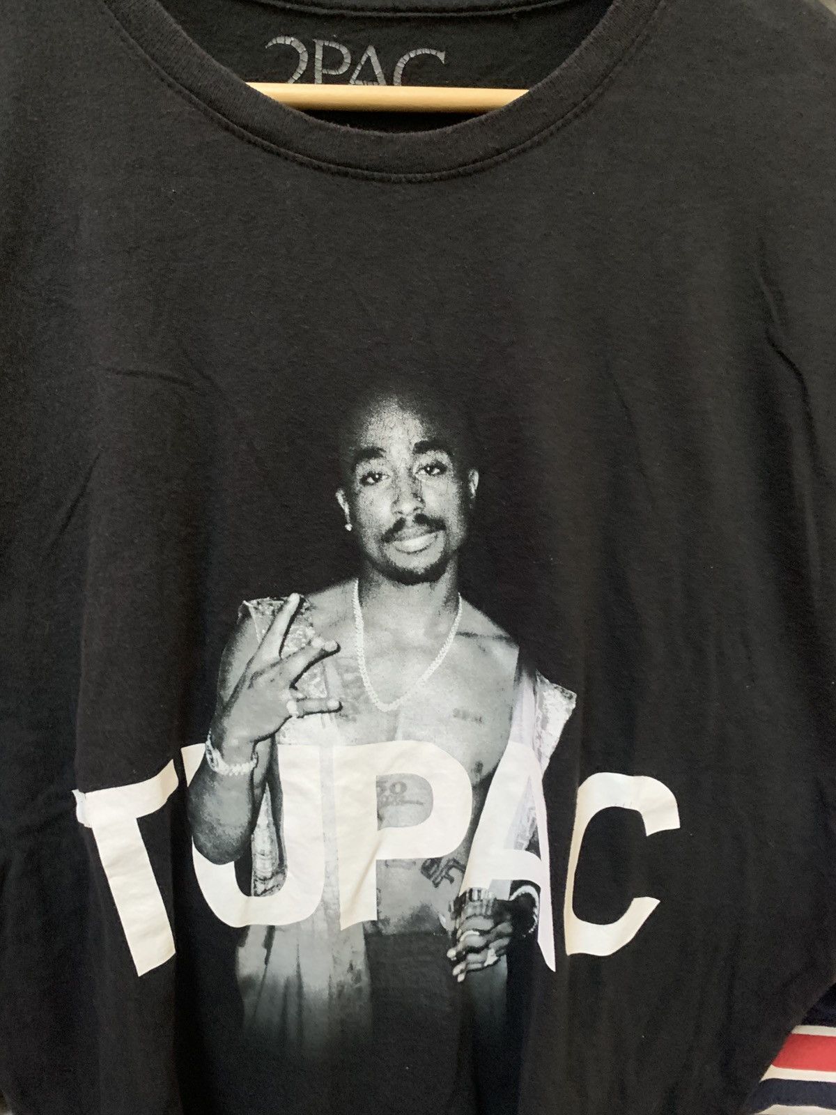 Rap Tees Vintage Tupac Shakur 2Pac Rap Hip Hop Tee Size US XL / EU 56 / 4 - 2 Thumbnail
