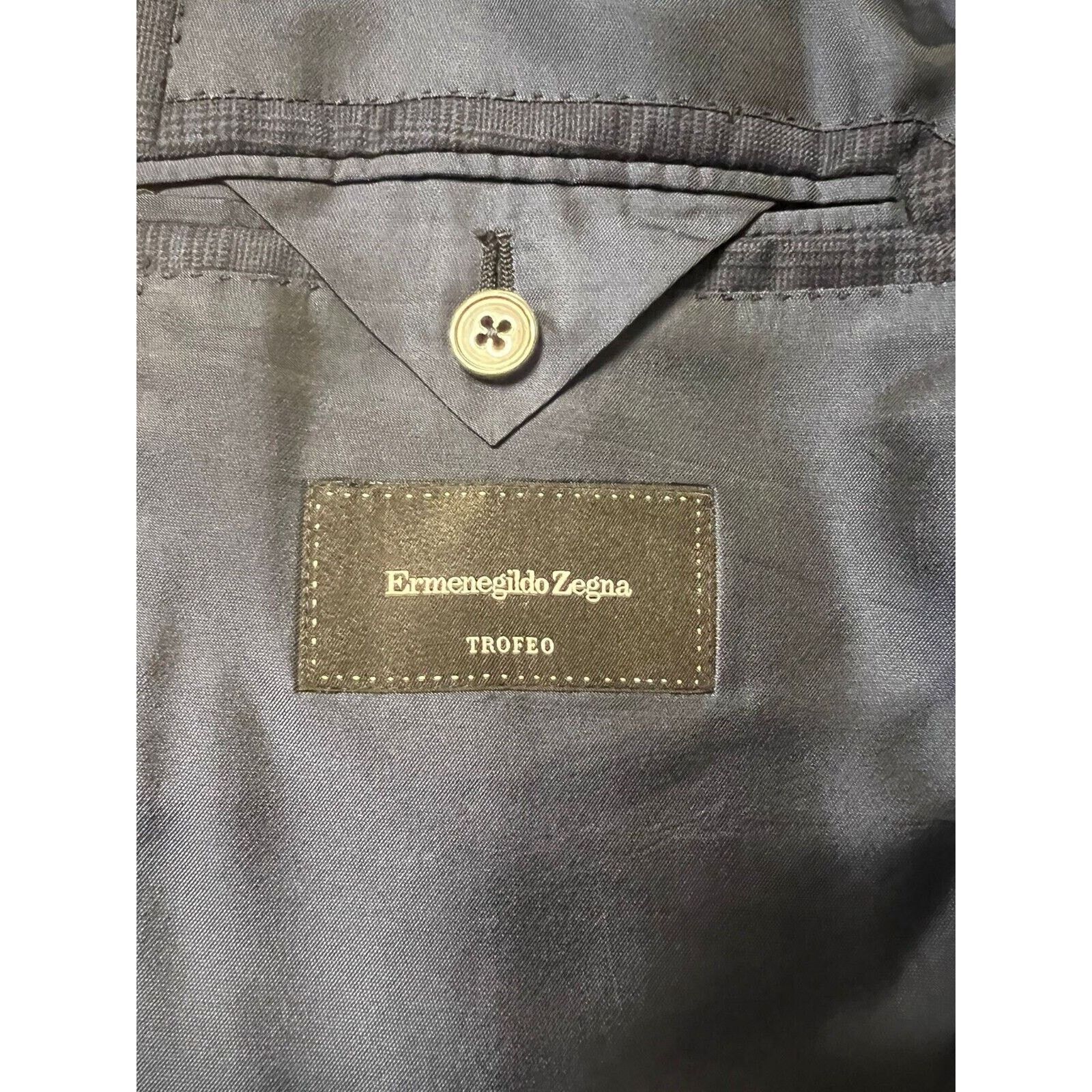 Ermenegildo Zegna ERMENEGILDO ZEGNA TROFEO Mens Blazer 46S US/56S EU Blazer Size 46S - 4 Thumbnail