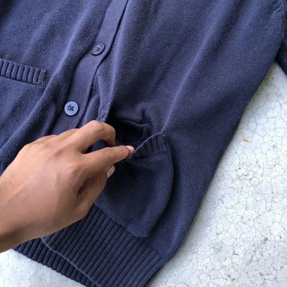 Vintage Starryage Cardigan Knitware Shag Saggy Plain Design Size US S / EU 44-46 / 1 - 5 Thumbnail