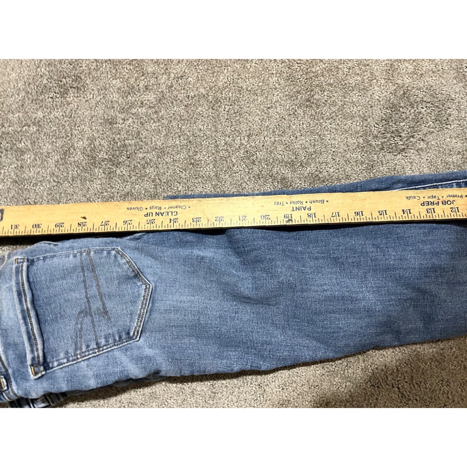 American Eagle Outfitters American Eagle Women's Size 0 Short Highest Rise Jegging Jeans Blue Cotton Ble Size 25" / US 0 / IT 36 - 8 Thumbnail