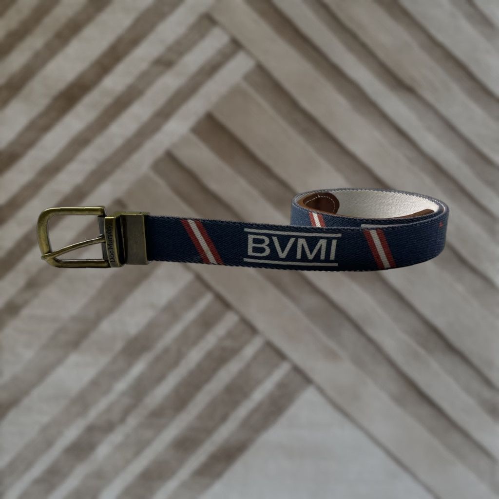 Vintage Doc Murphy x BVMI Men’s Belt Golf Canvas Leather Brass Buckle Size ONE SIZE - 1 Thumbnail