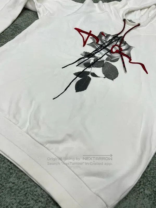 Dior Dior Men's White Cotton Embroidered Hoodie . Size US M / EU 48-50 / 2 - 6 Thumbnail