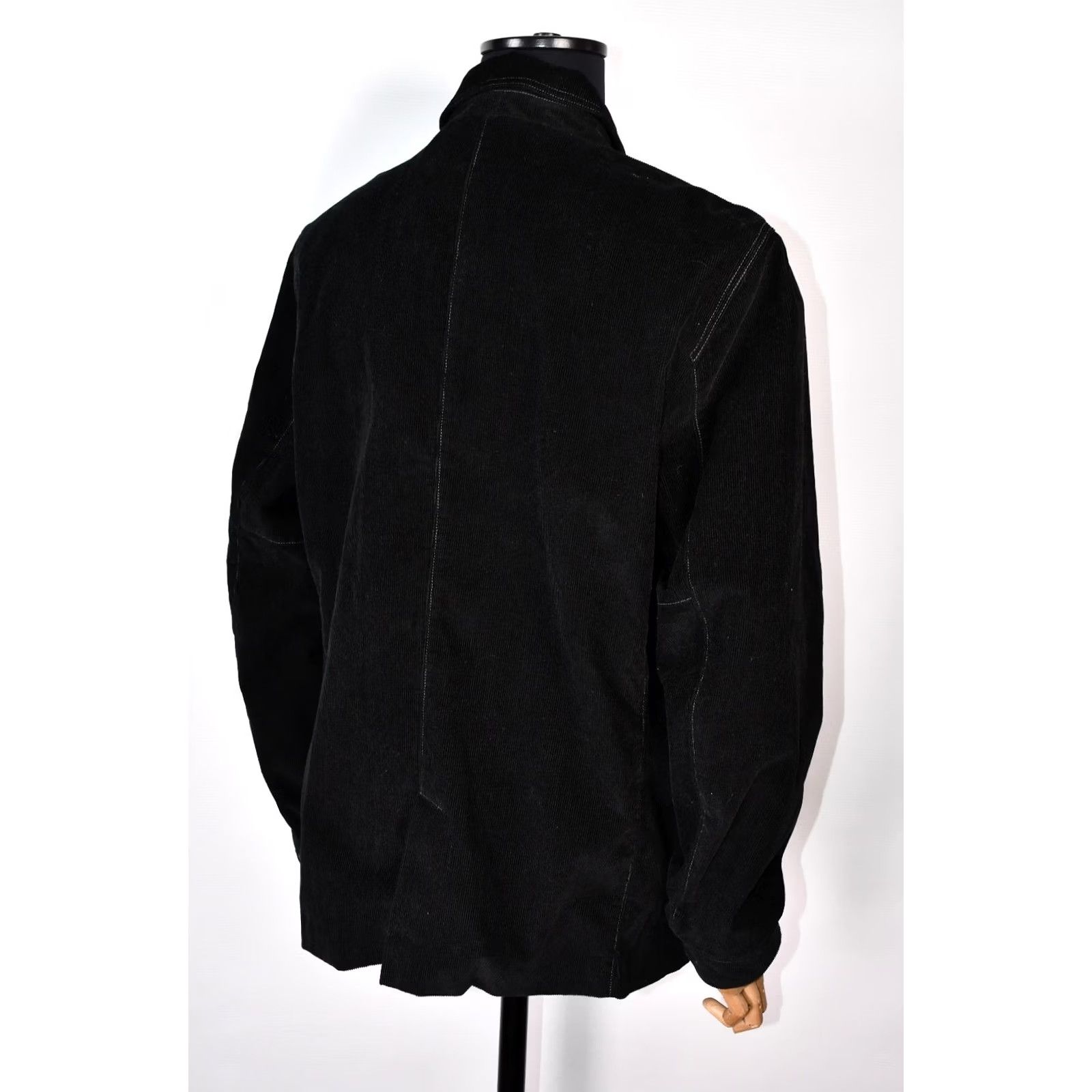 John Varvatos John Varvatos USA Men's Field Corduroy Chore Jacket 2XL Black Cotton Regular Jacket Mens Size US XXL / EU 58 / 5 - 2 Thumbnail