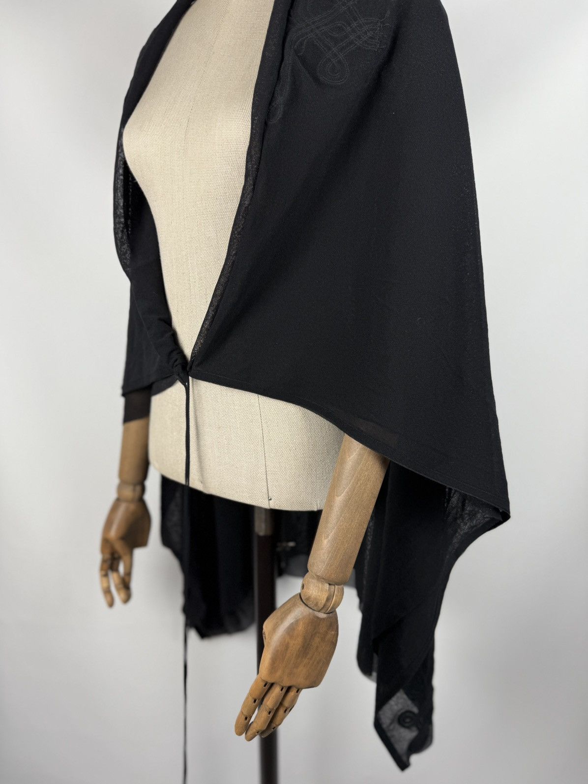 Jean Paul Gaultier Jean Paul Gaultier Soleil Vintage 90s Mesh Cape Tunic Blouse Size M / US 6-8 / IT 42-44 - 7 Thumbnail