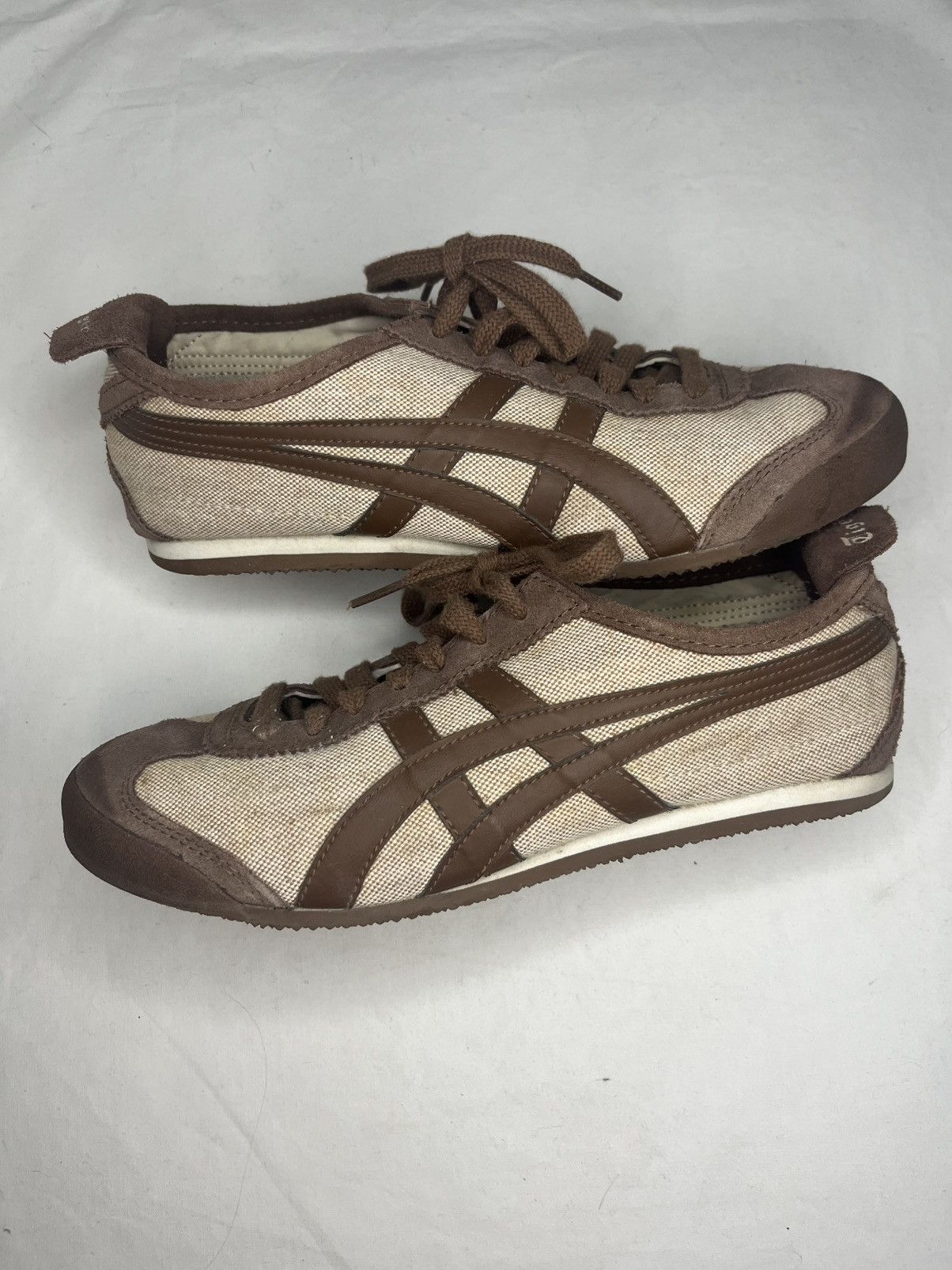 Vintage Asics Onitsuka Tiger Mexico 66 Brown Sneakers