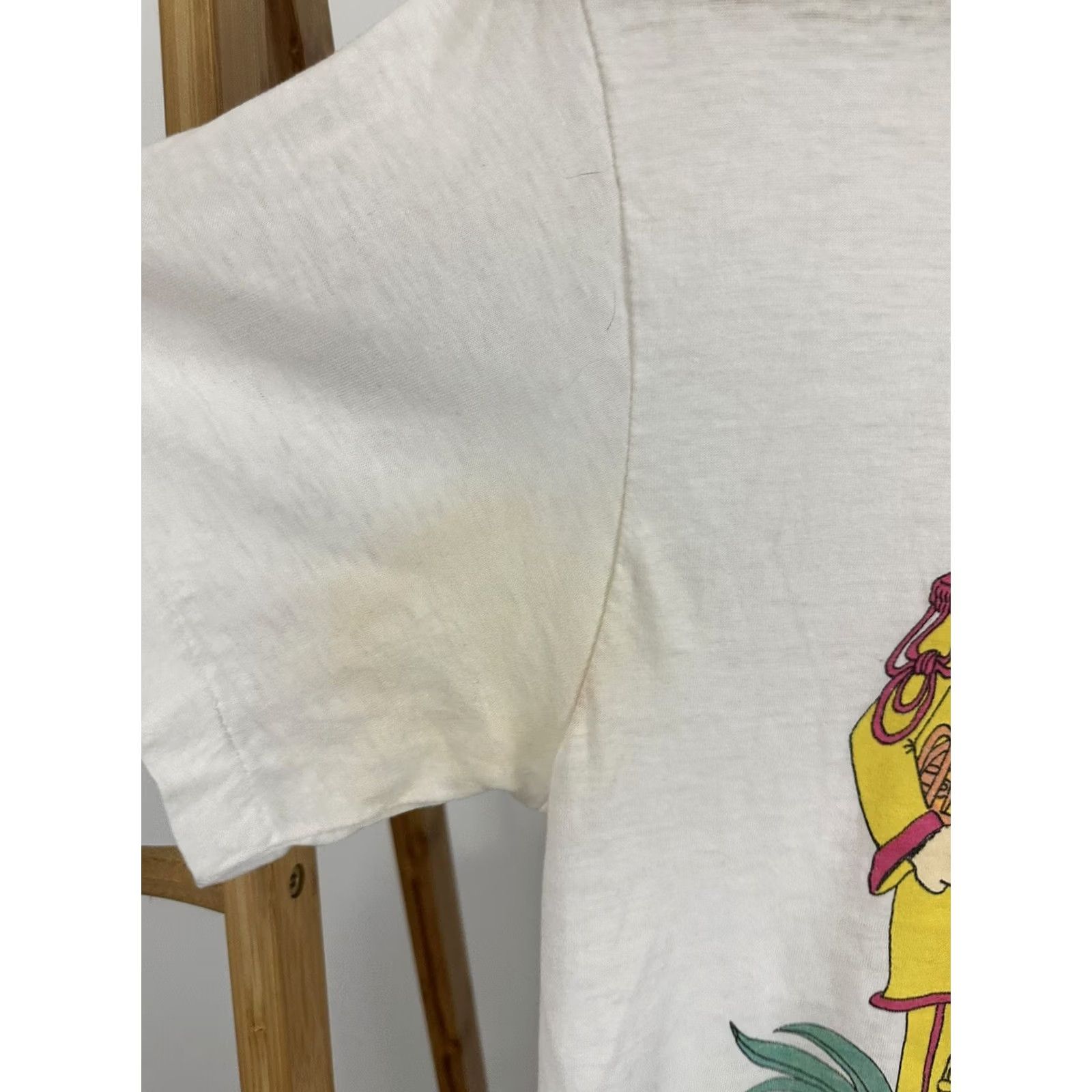 Vintage VTG 80s The Beatles Sgt Peppers Lonely Hearts Paper Thin Caricature T-Shirt L Mens White Size US L / EU 52-54 / 3 - 5 Thumbnail