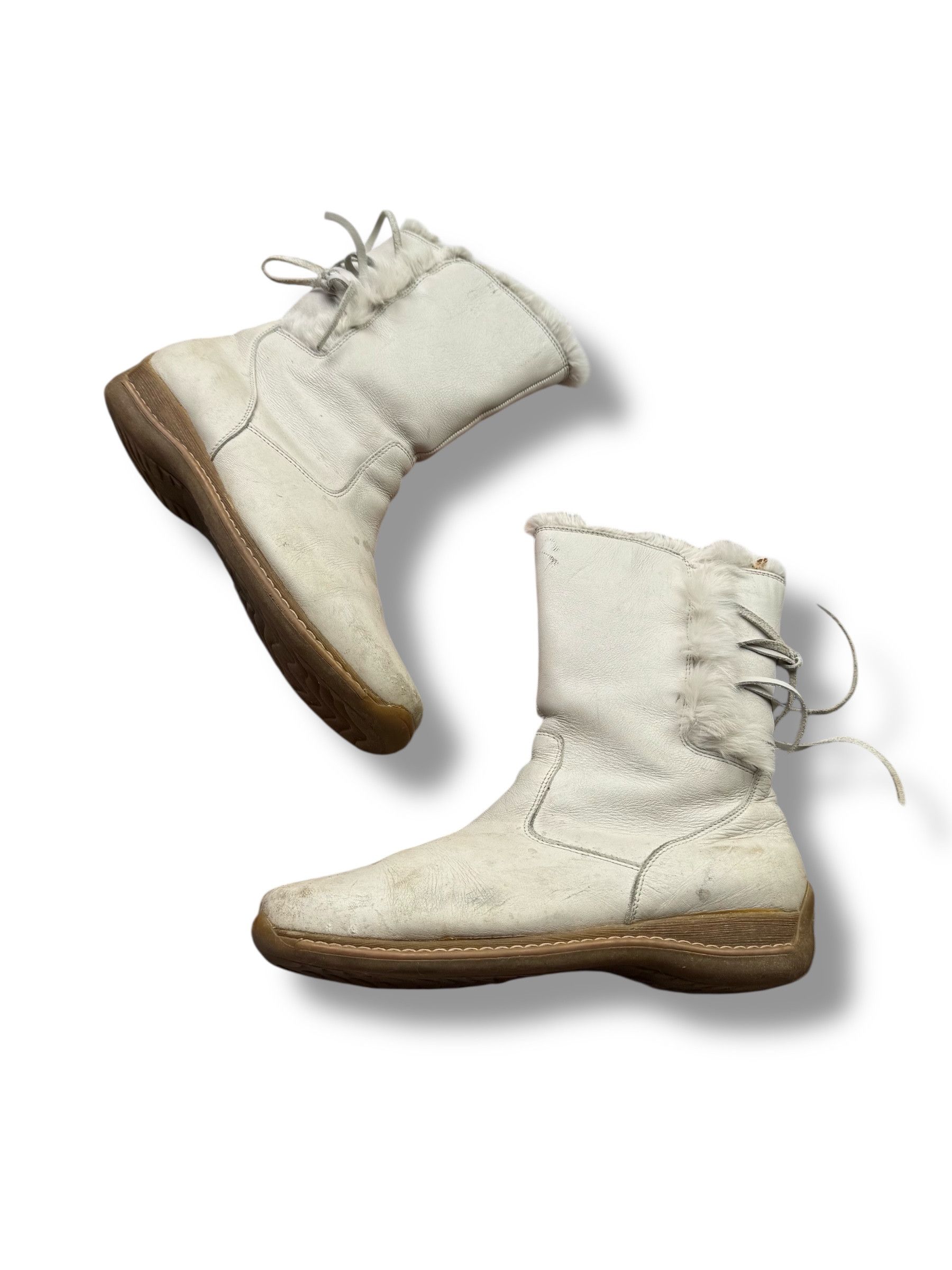 Vintage Leather Boots From The 90's (V50) Size US 11 / IT 41 - 1 Thumbnail