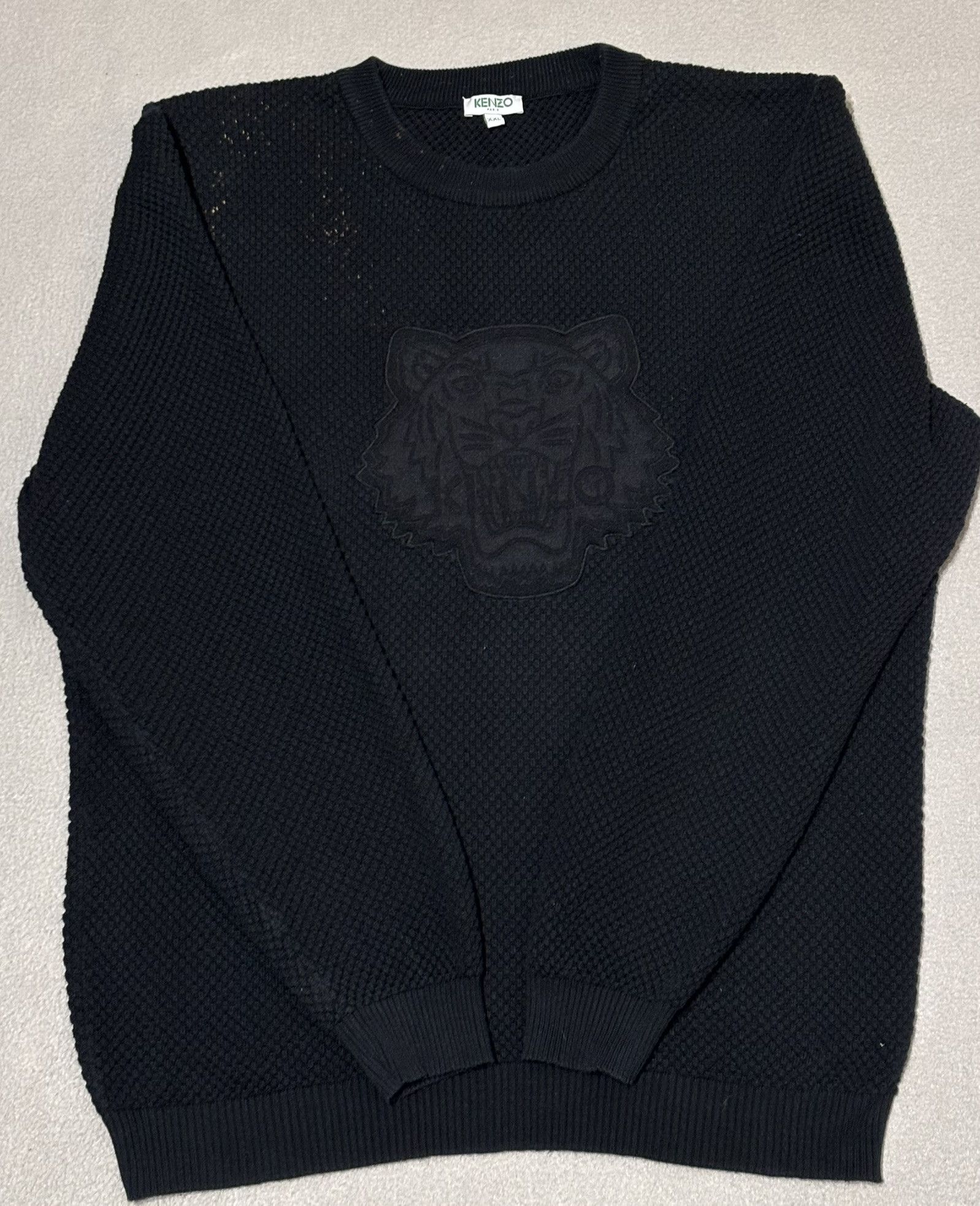 Kenzo Kenzo Tiger Black sweater size XXL Size US XXL / EU 58 / 5 - 9 Thumbnail
