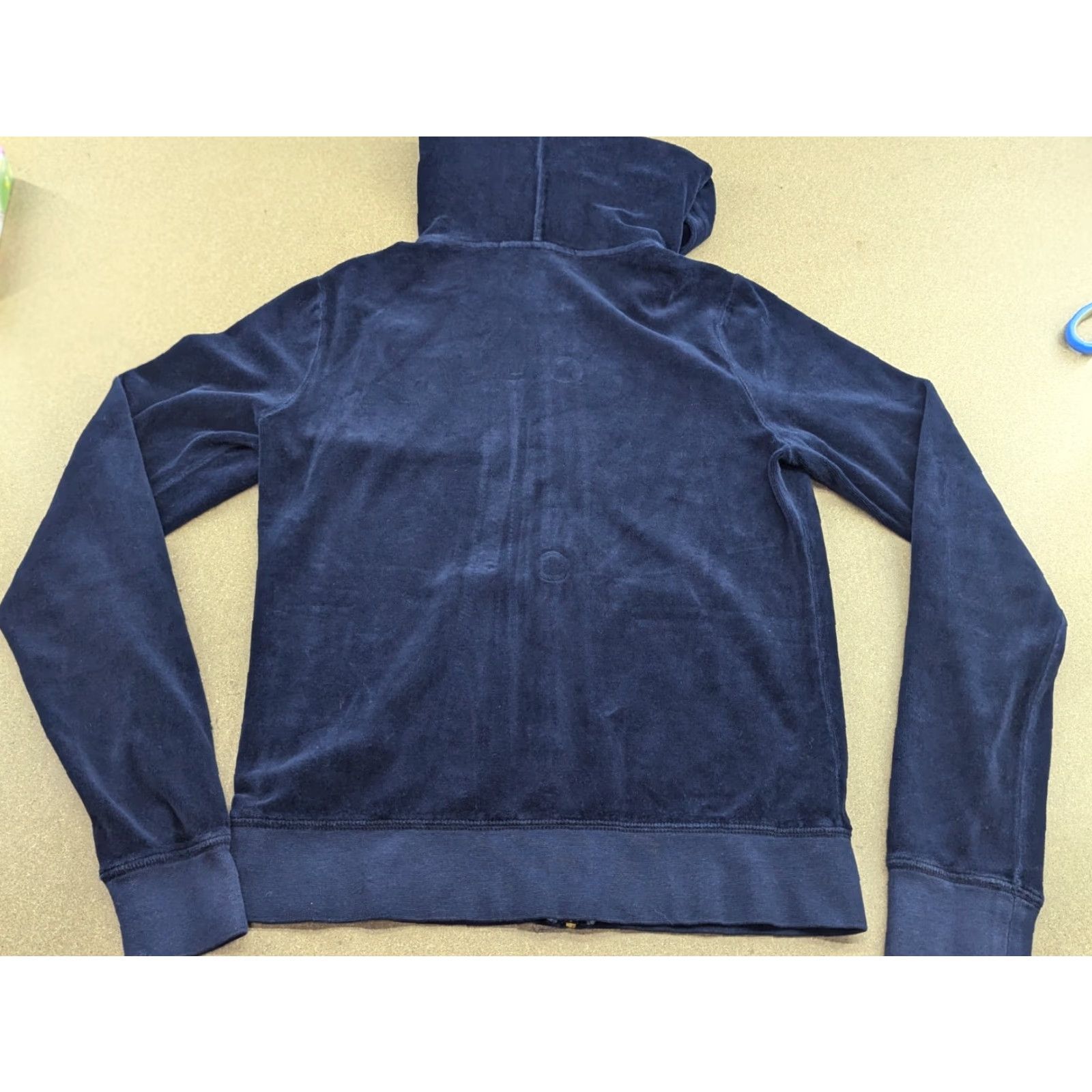 Juicy Couture Juicy Couture Velour Jacket Hoodie Womens Medium M Full Zip Blue Jacket Womens Regular Medium Blue Juicy Couture Velour Jacket Hoodie Full Zip Size S / US 4 / IT 40 - 5 Thumbnail