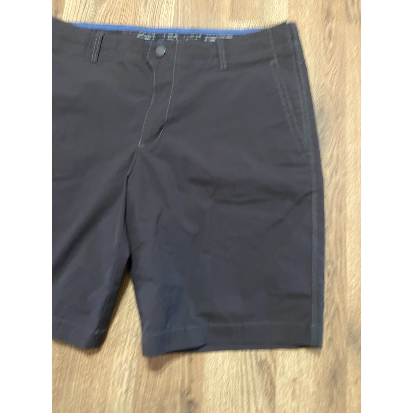 Tommy Bahama Tommy Bahama Shorts, Men's 35, Black, Chino, Flat Front, Regular, Inseam 10 in, Casual, 35, Mens Size US 35 - 4 Thumbnail