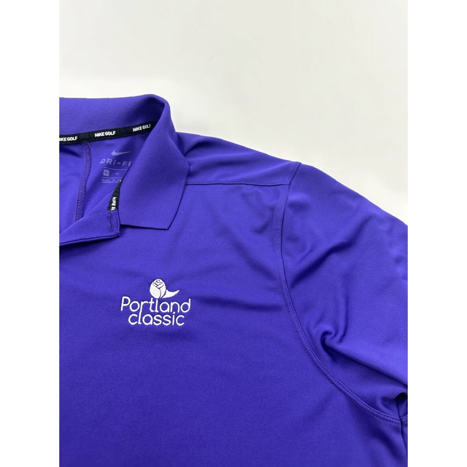 Nike Nike Polo Shirt Men XL Purple Golf Dri-Fit Short Sleeve Classic Size US XL / EU 56 / 4 - 3 Thumbnail