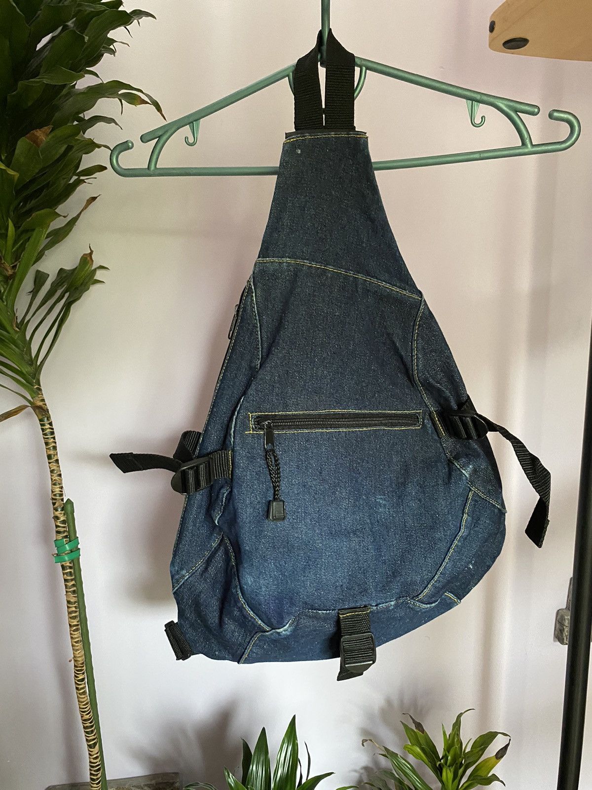 Japanese Brand Y2k denim clossbody bag Size ONE SIZE - 1 Thumbnail