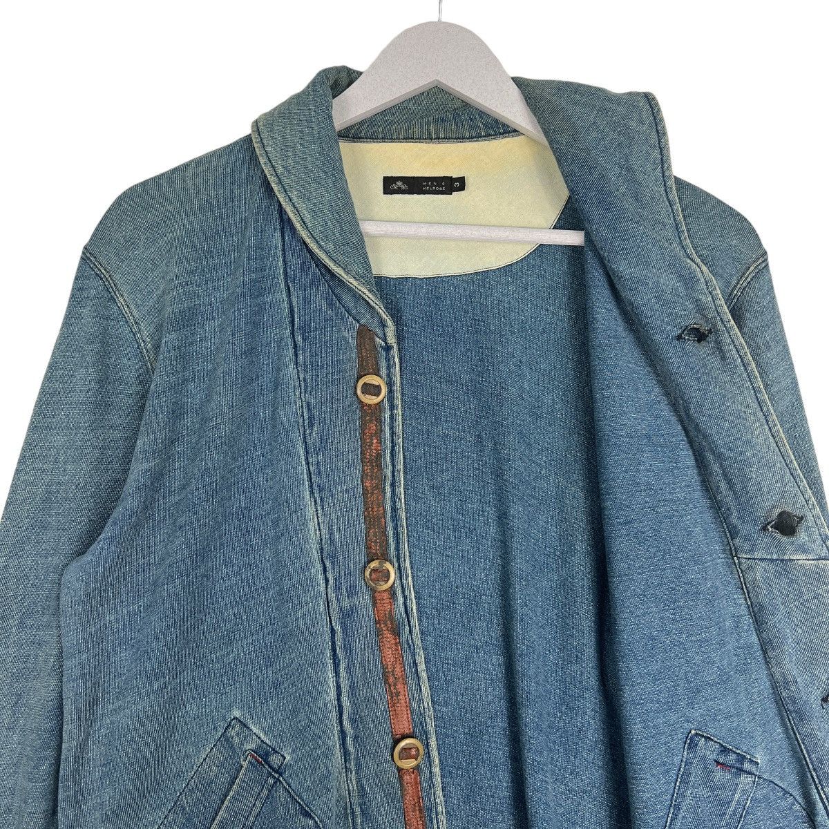 Melrose 🔥 MELROSE SHAWL COLAR INDIGO JACKET Size US M / EU 48-50 / 2 - 10 Thumbnail