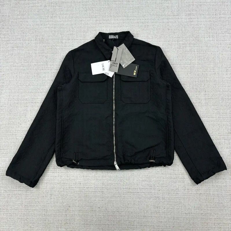 Dior Dior Black Cotton Blend Jacket for Women 0089 Size S / US 4 / IT 40 - 1 Thumbnail