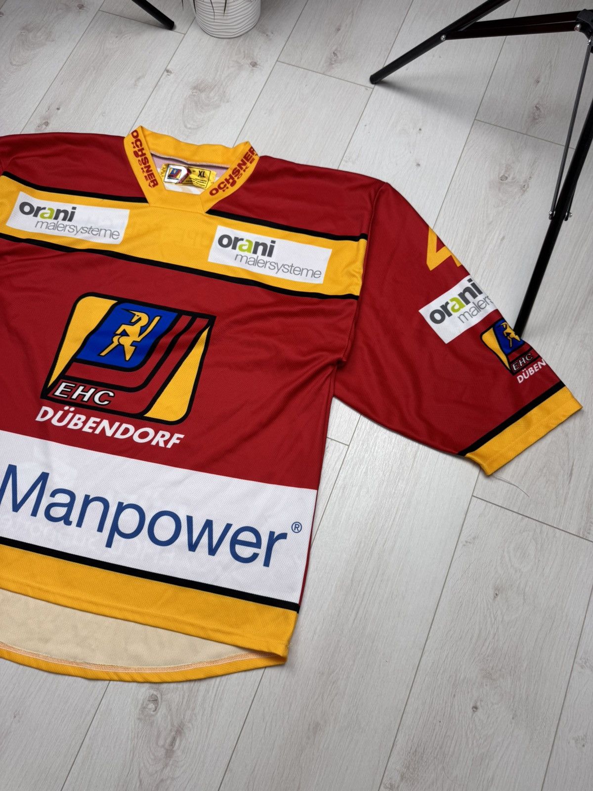 NHL OCHSNER Ehc Dubendorf #4 FRANK Swiss Hockey Jersey Size XL Size US XL / EU 56 / 4 - 3 Thumbnail