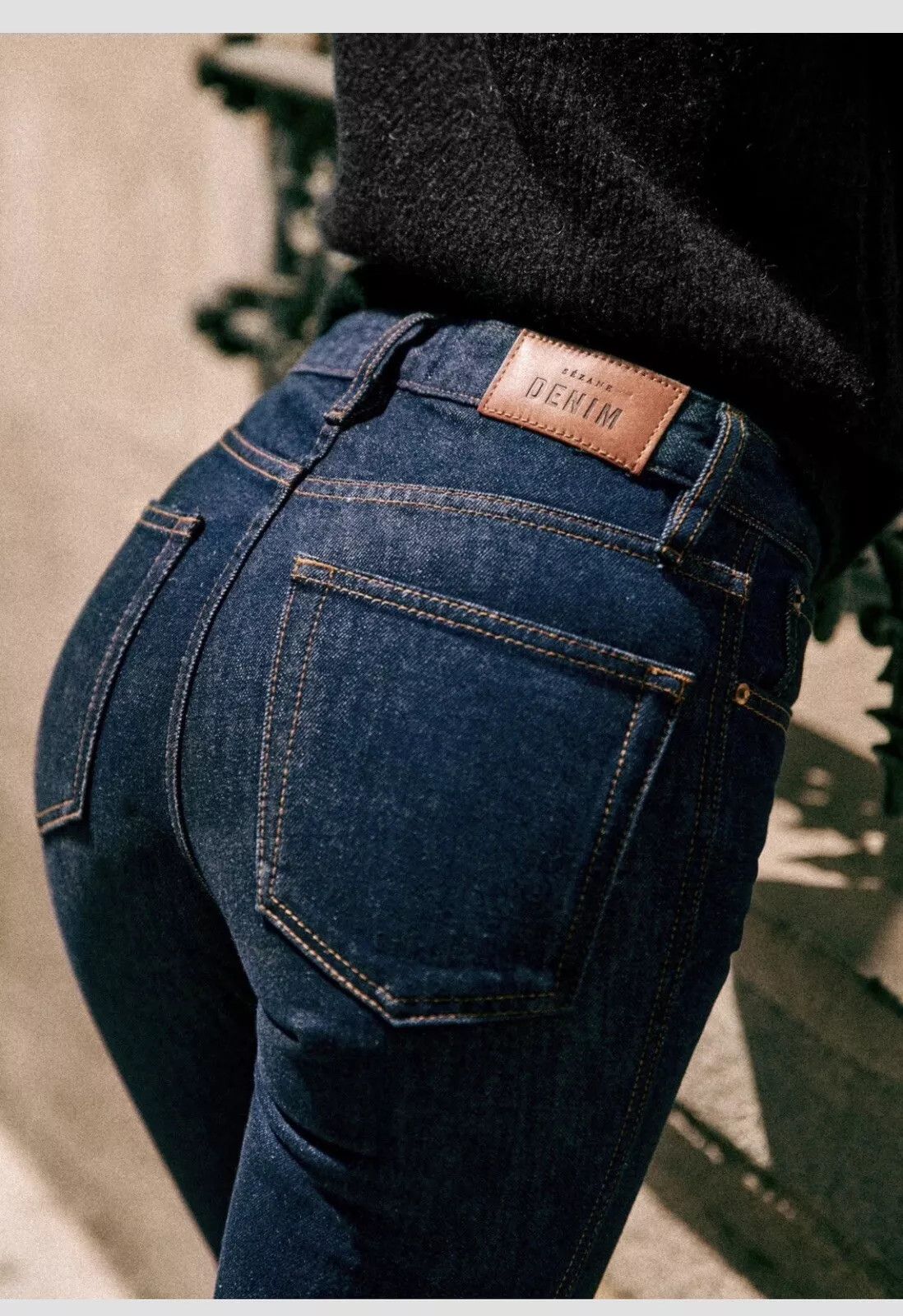 Sezane Sezane Paris Indigo Denim High Waist Brut Sexy Jeans Size 29" - 1 Thumbnail