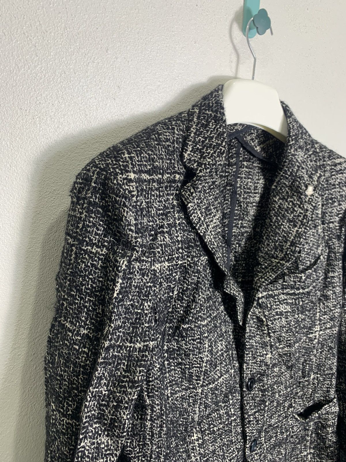 Tagliatore Tagliatore Grey Tartan Blazer Size US M / EU 48-50 / 2 - 2 Thumbnail