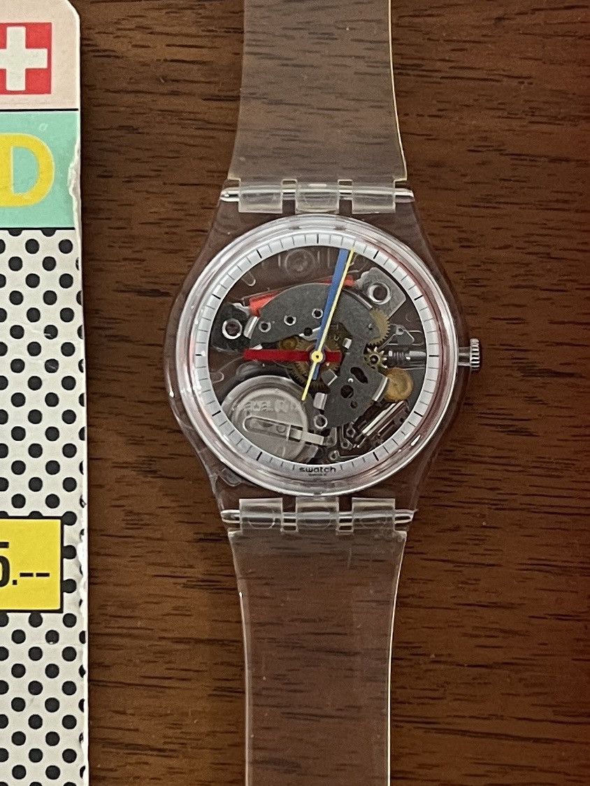 Swatch Collectible Swatch Jellyfish + Guard + xtra Straps Size 34 - 1 Thumbnail