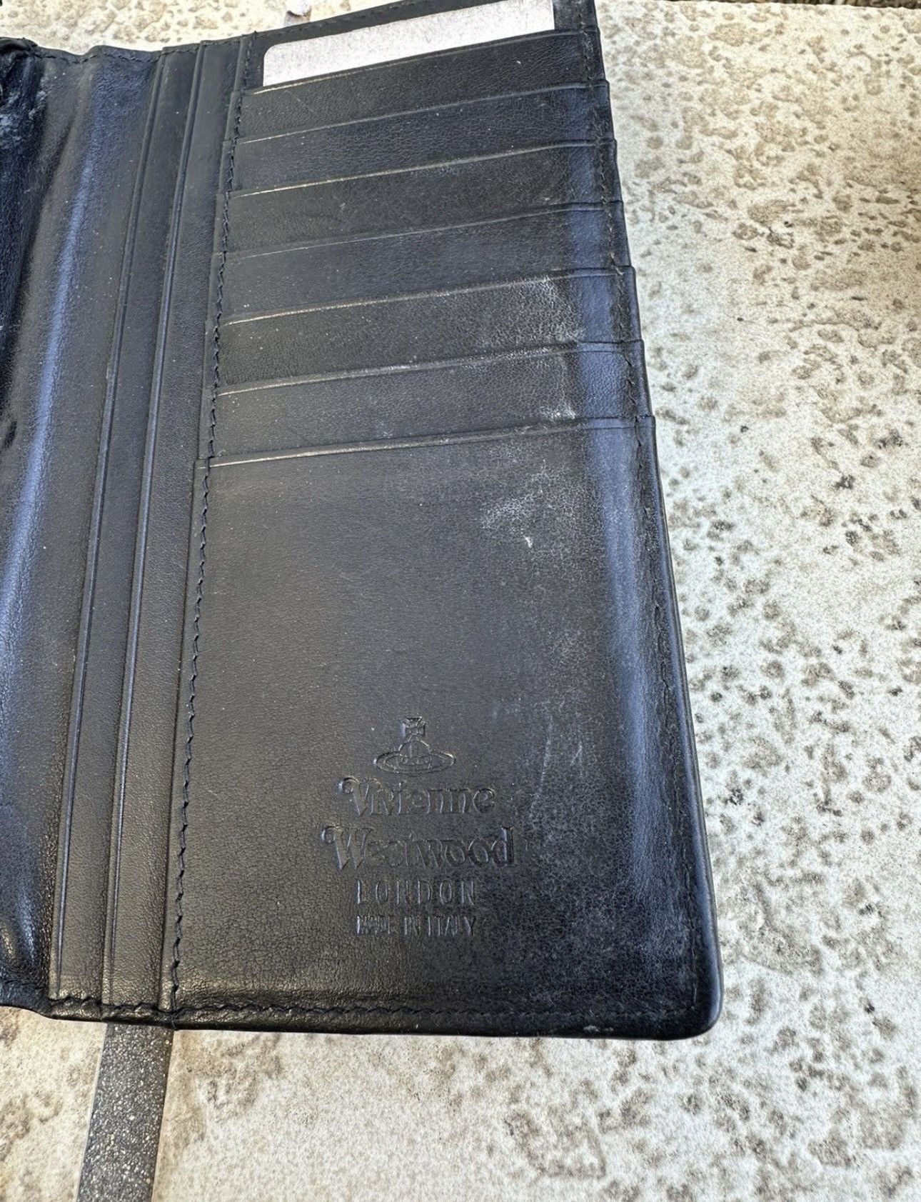 Vivienne Westwood Vivienne Westwood Black Leather Wallet Size ONE SIZE - 3 Thumbnail