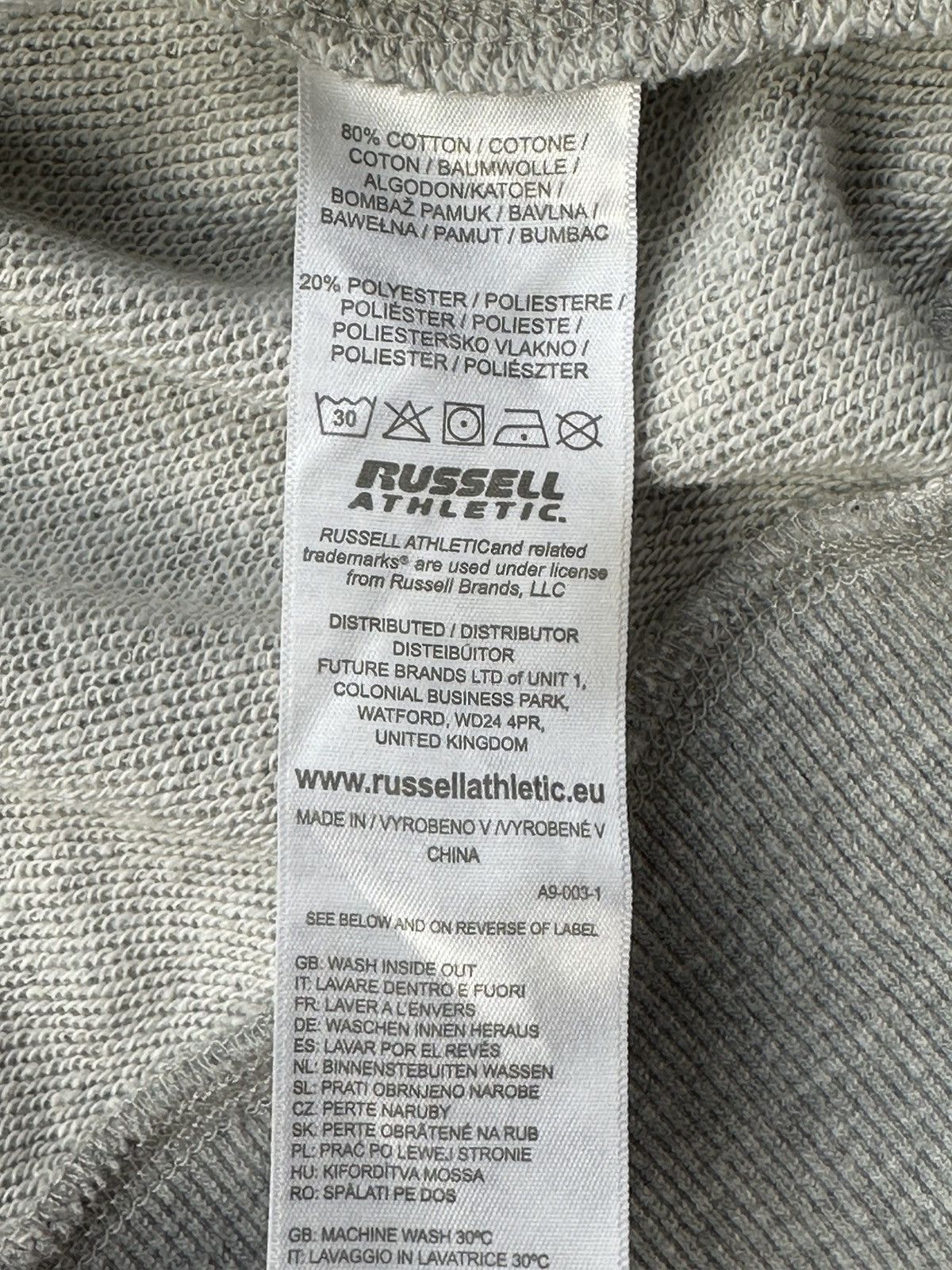 Russell Athletic Vintage Y2k Russel Athletic Box Logo Sweatshirt Size US XL / EU 56 / 4 - 9 Thumbnail