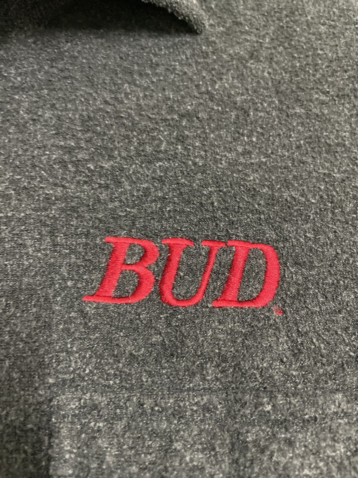 Budweiser × Vintage VINTAGE BUDWEISER FLANNEL BUTTON UP WOOL Size US L / EU 52-54 / 3 - 6 Thumbnail