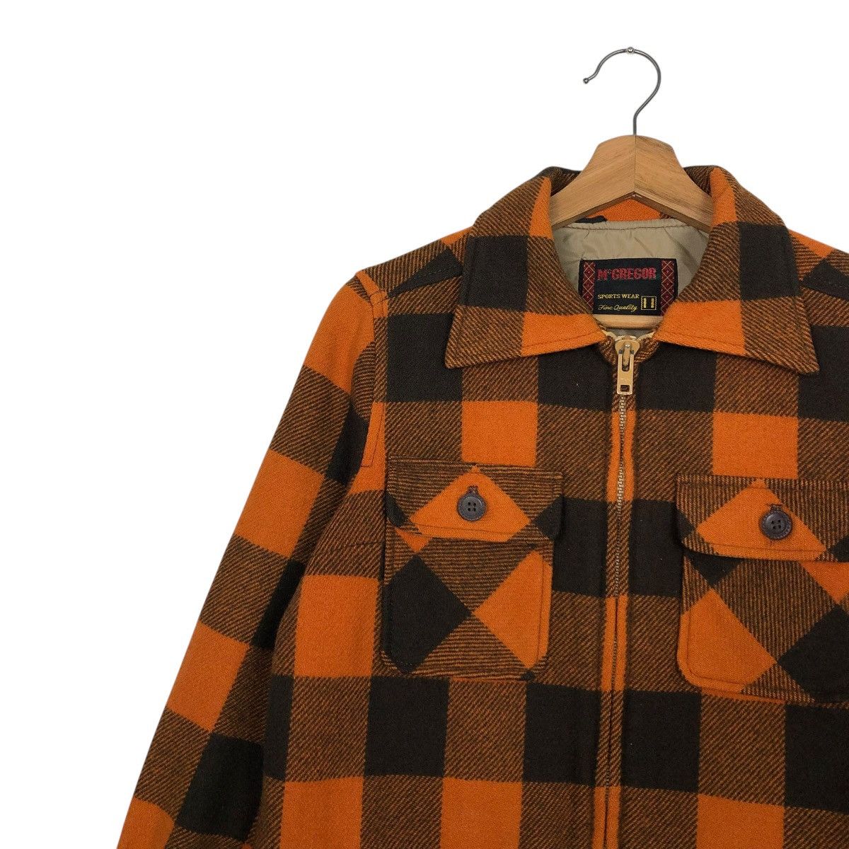 Japanese Brand 🔥VINTAGE WOOL CHORE JACKET MCGREGOR TARTAN ISSEY MIYAKE Size US M / EU 48-50 / 2 - 9 Thumbnail