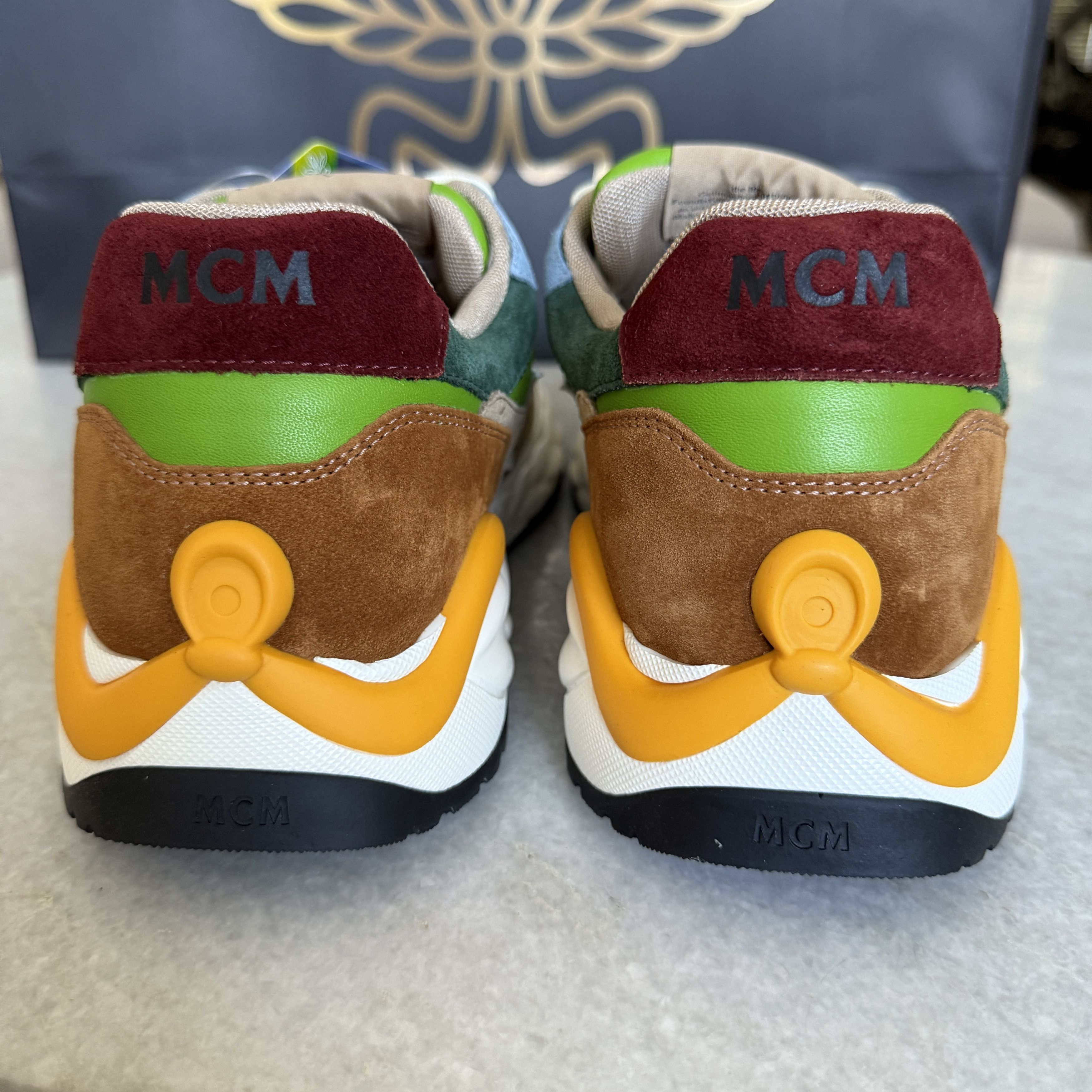 MCM MCM Skywander Low Top Sneakers Men's Suede, Sz 45 Size US 12 / EU 45 - 8 Thumbnail