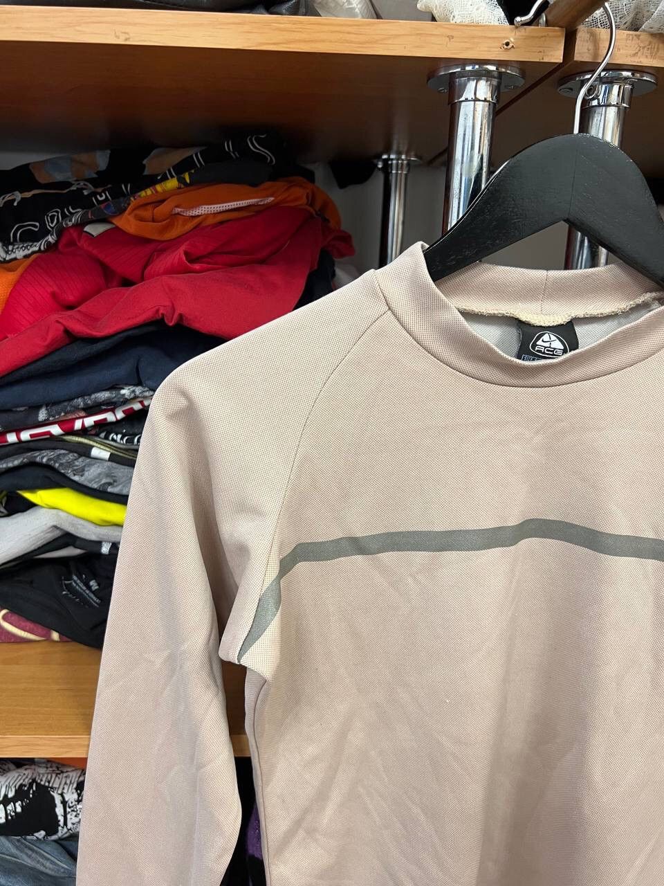 Nike Vintage Nike ACG Tech Longsleeve Gray Athletic Top Size US S / EU 44-46 / 1 - 2 Thumbnail