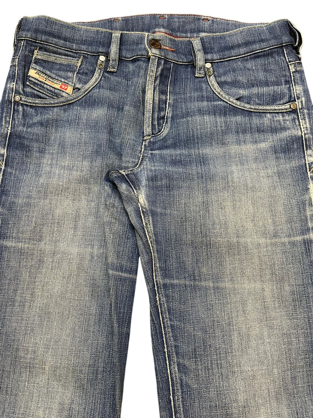 Diesel Vintage Diesel Industry Faded Wash Style Wide Leg Jeans Size US 30 / EU 46 - 4 Thumbnail
