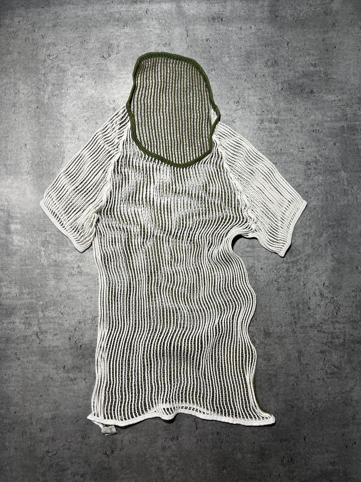 Designer × Japanese Brand × Vintage Vintage knit mesh holes distressed vest Size M / US 6-8 / IT 42-44 - 1 Thumbnail