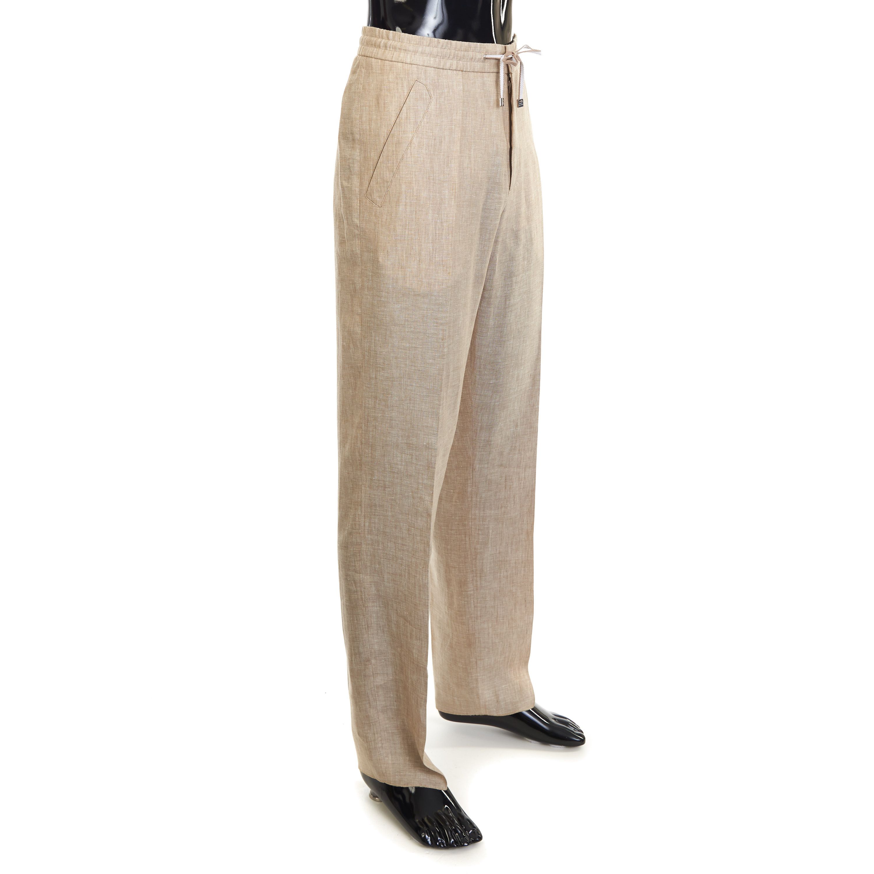 Other Brett Johnson Silk, Wool & Linen Casual Pants Size US 30 / EU 46 - 3 Thumbnail