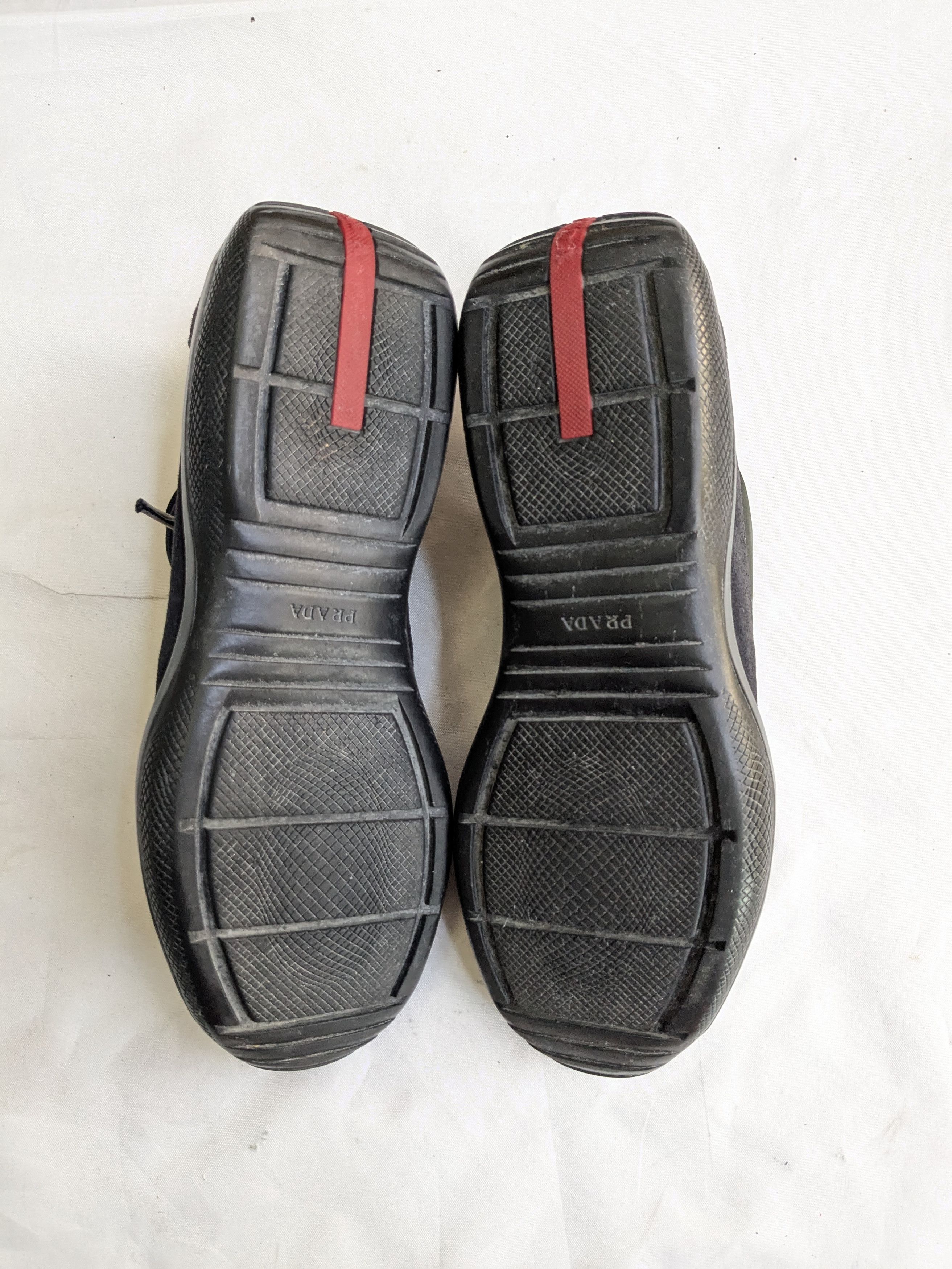 Prada Prada America's Cup Sneakers Navy Blue 9.5 Low suede Size US 9.5 / EU 42-43 - 16 Thumbnail