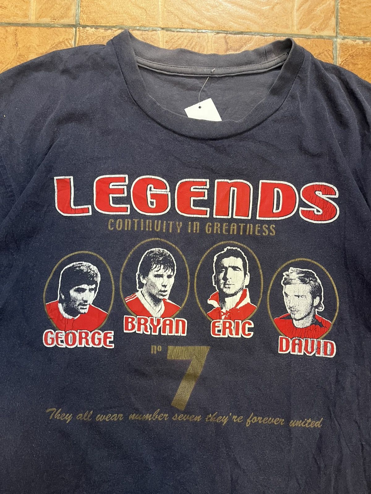 Vintage Vintage unknown MUFC legends number seven 7 beckham cantona Size US M / EU 48-50 / 2 - 1 Thumbnail