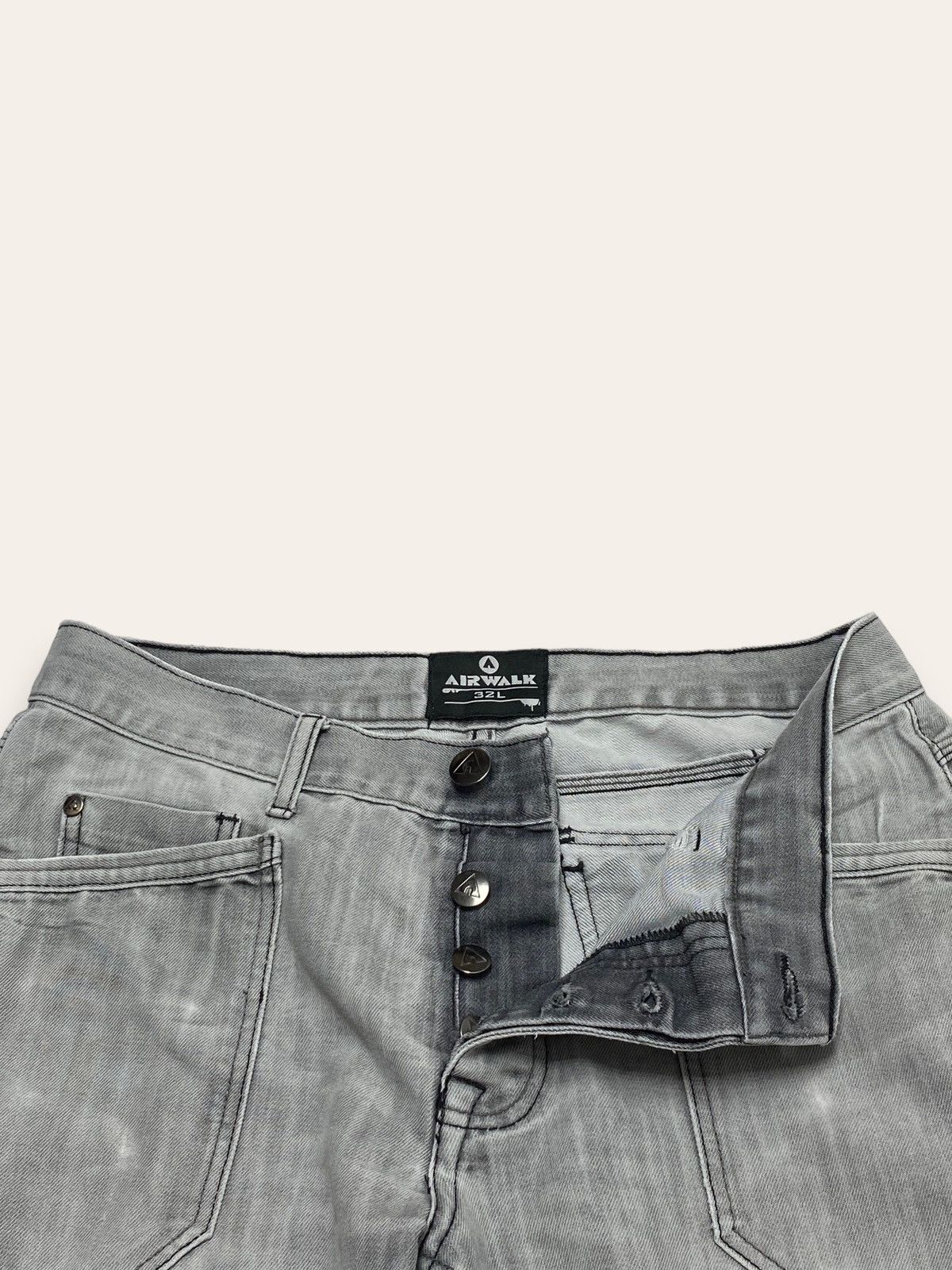 Jean Vintage AIRWALK Doubleknee Skater Jeans Dope Style Size US 32 / EU 48 - 8 Thumbnail