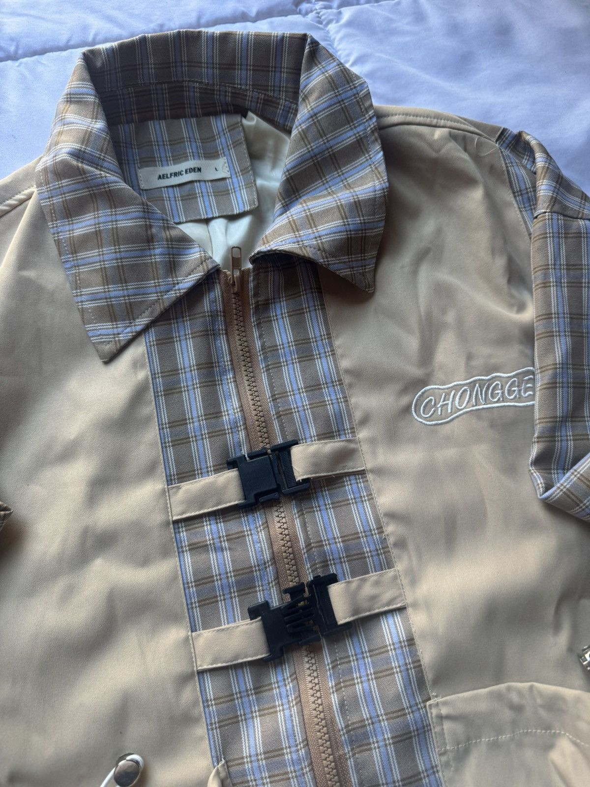 Other Aelfric Eden Vintage Plaid Two-Piece Varsity Jacket Size US L / EU 52-54 / 3 - 3 Thumbnail