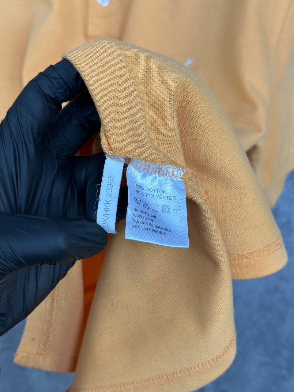 Yves Saint Laurent Yves Saint Laurent YSL Polo Shirt Orange Logo Short Sleeve Size US L / EU 52-54 / 3 - 13 Thumbnail