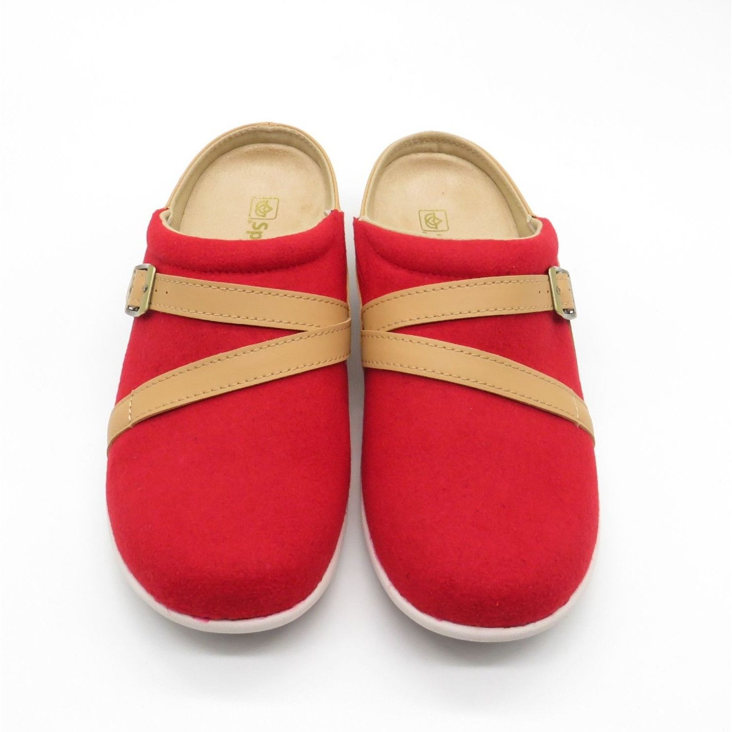 Other Spenco Women's 8D Orthotic Slip-On Red Clogs Adjustable Stra Size US 8 / IT 38 - 2 Thumbnail