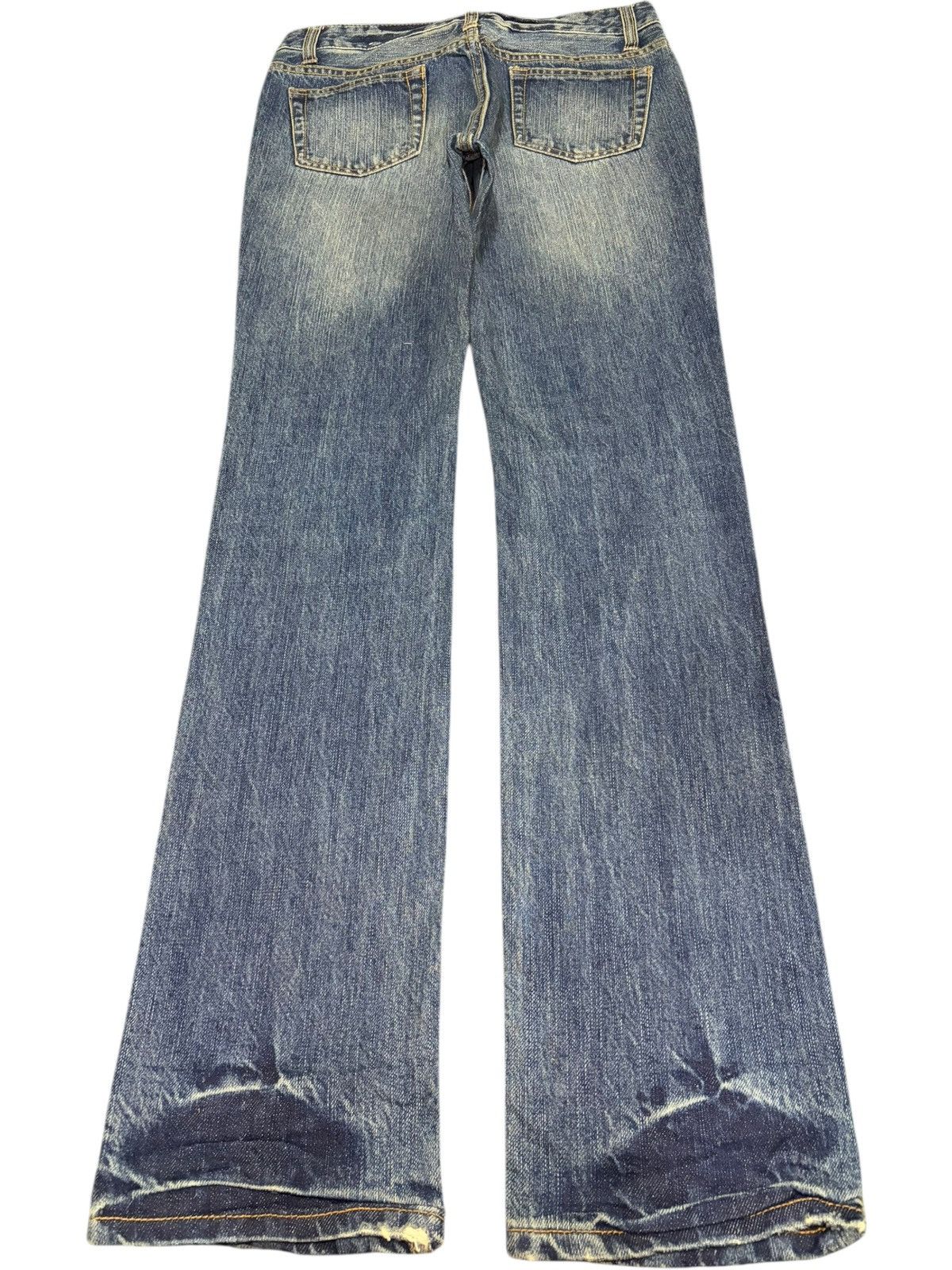Edwin Vintage Japanese Brand Distressed Bootcut Jeans Size 28" / US 6 / IT 42 - 2 Thumbnail
