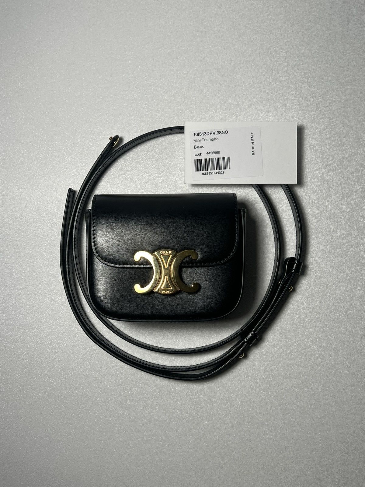Celine Celine Mini Triomphe Bag Black Size ONE SIZE - 2 Thumbnail