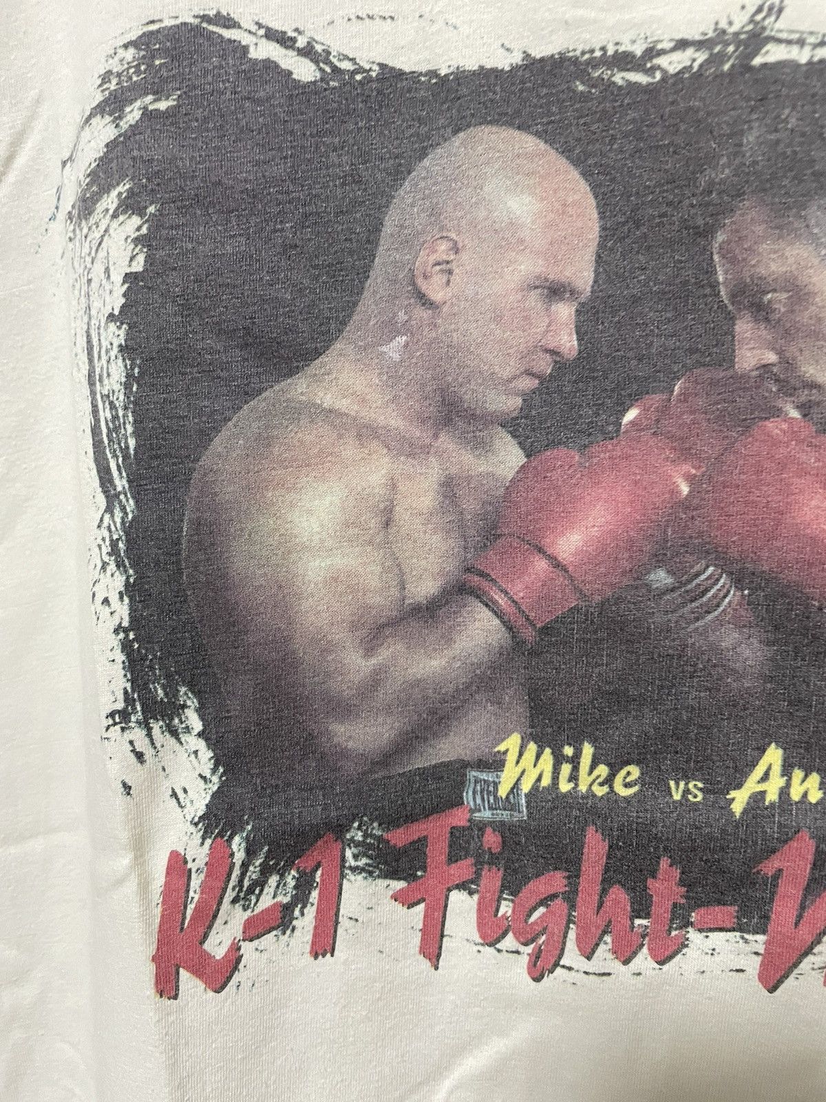 Vintage Vintage 90s K-1 Fight Tee Mike Bernardo vs Andy Hug Size US M / EU 48-50 / 2 - 4 Thumbnail
