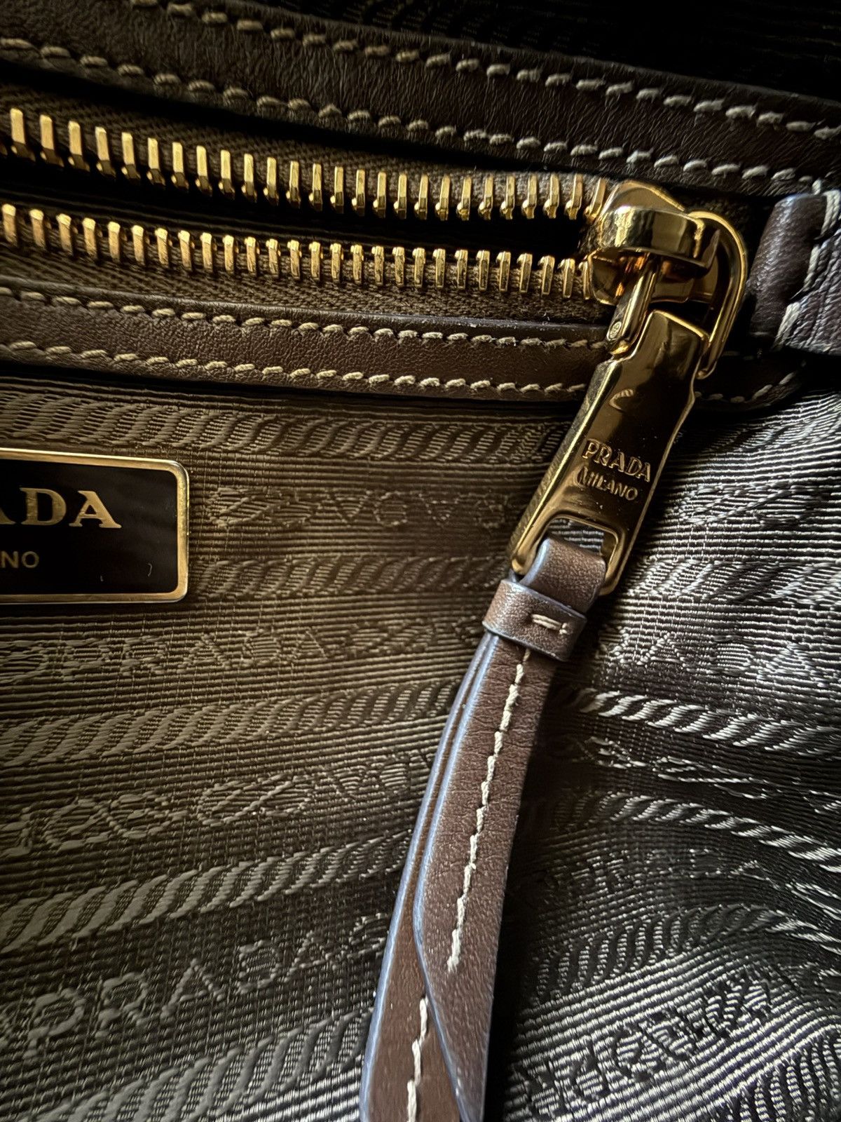 Prada City Calf-Trimmed Canapa Logo Camera Bag Size ONE SIZE - 11 Thumbnail