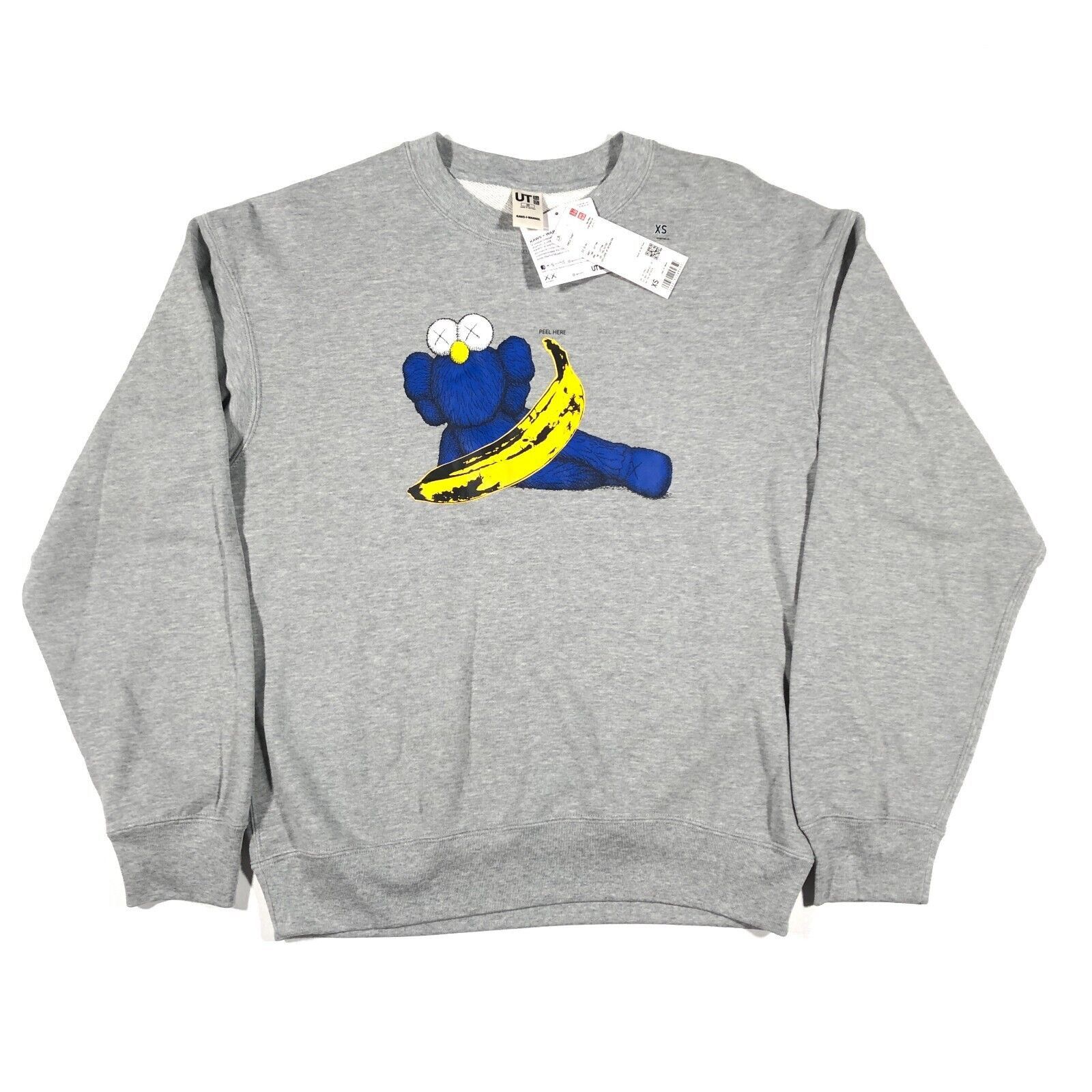 Andy Warhol × Kaws × Uniqlo New Kaws Warhol Uniqlo Companion Banana Sweater Crewneck Size US XS / EU 42 / 0 - 1 Thumbnail
