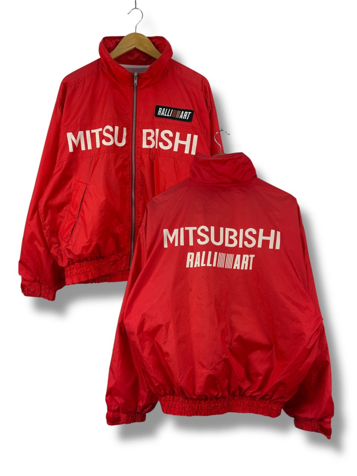 Sports Specialties × Vintage Vintage Misubishi Ralli Art Nylon Jacket JDM Motorsport Size US XL / EU 56 / 4 - 1 Thumbnail