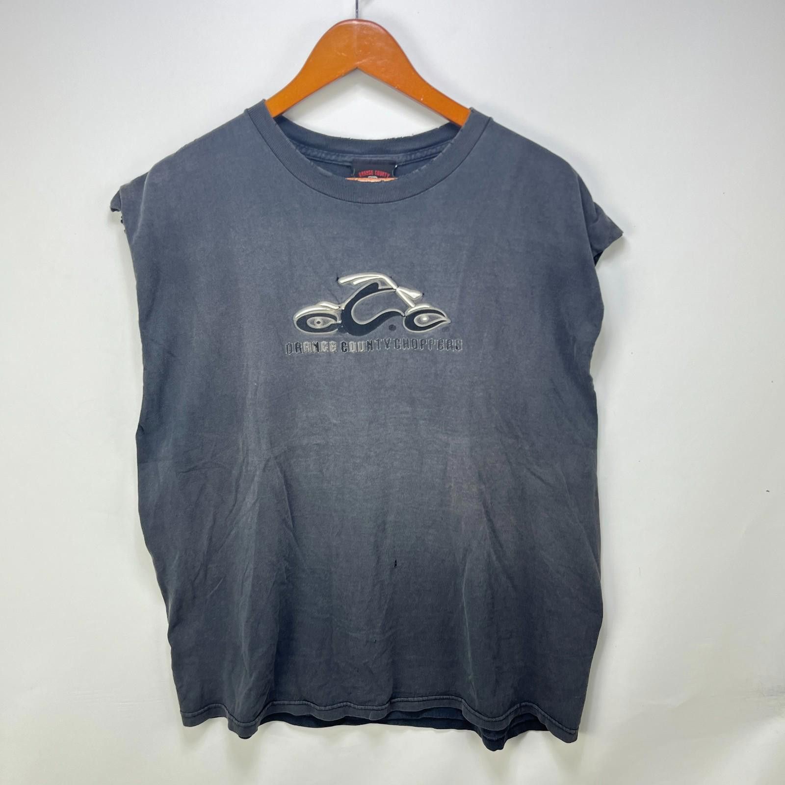 Vintage Vintage Orange County City Choppers Faded Shirt Size US XL / EU 56 / 4 - 1 Thumbnail
