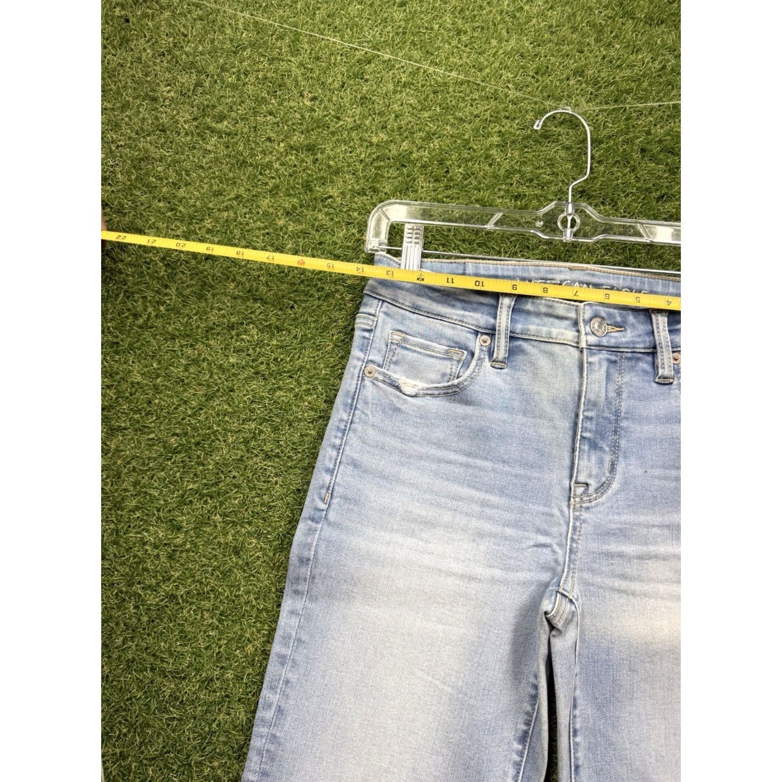 American Eagle Outfitters American Eagle Outfitters Jeans Womens 4 Next Level Low-Rise Bootcut Light Wash Denim Blue 27in inseam Regular Size 27" / US 4 / IT 40 - 3 Thumbnail